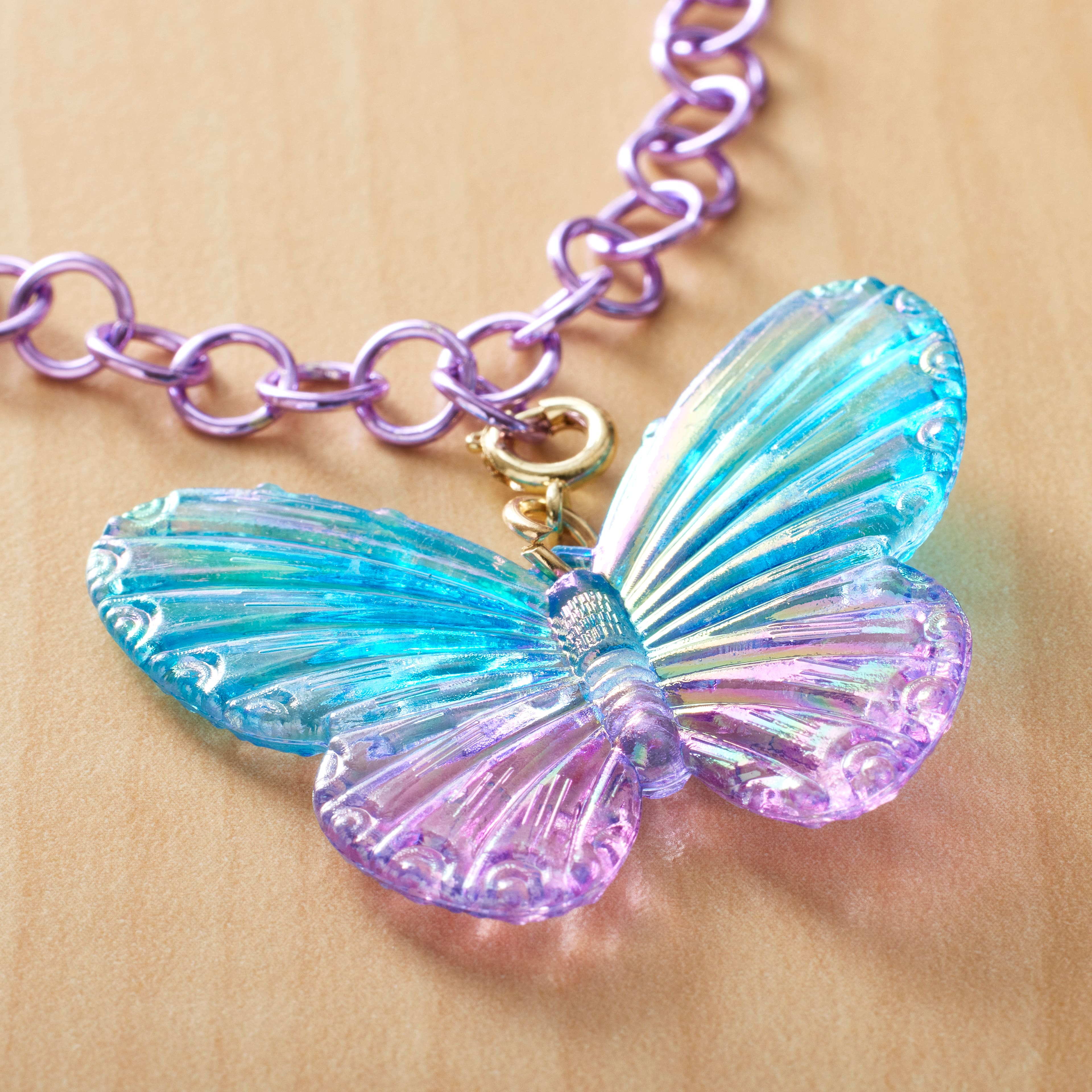 Blue & Purple Butterfly Charm by Creatology™