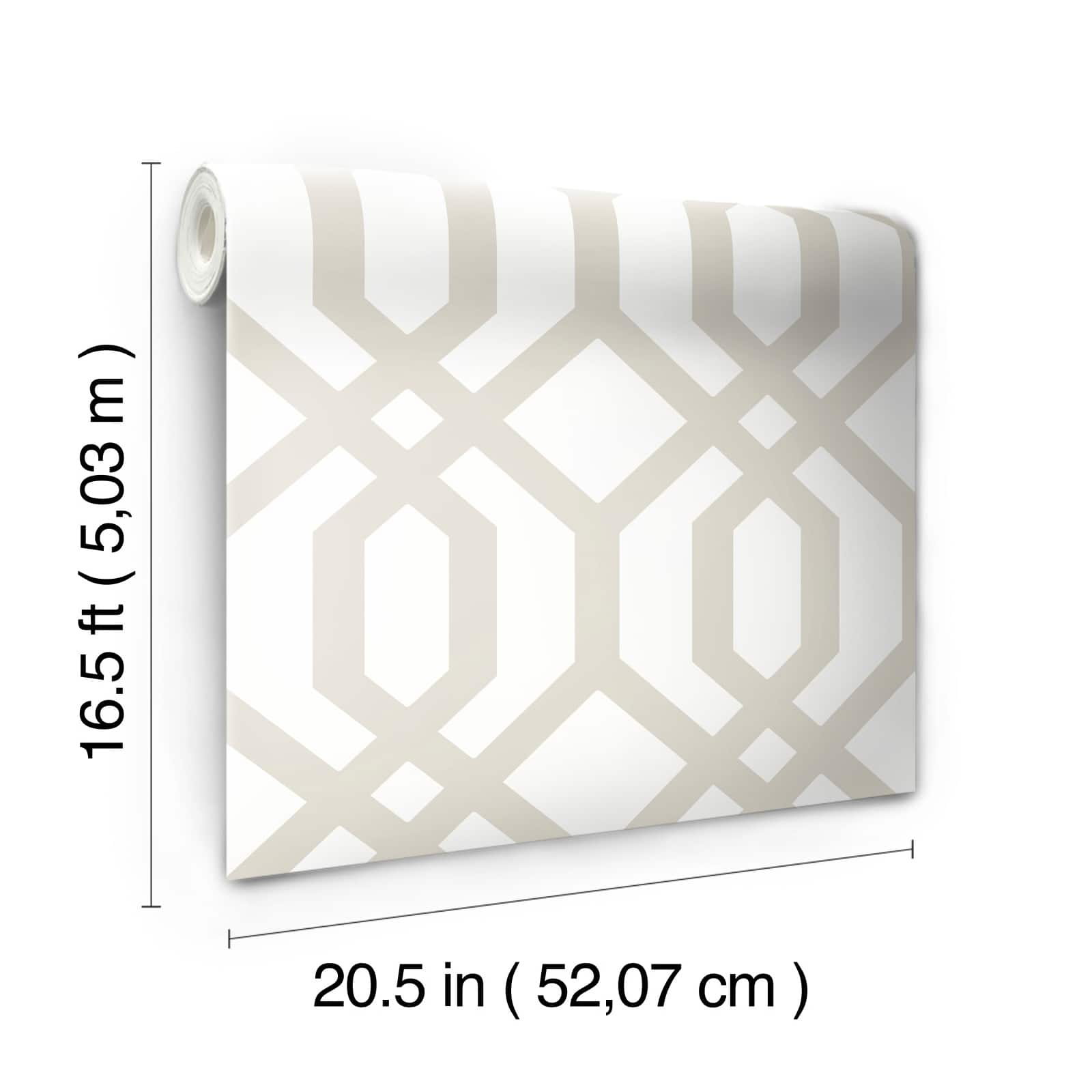 RoomMates Gazebo Lattice Peel & Stick Wallpaper