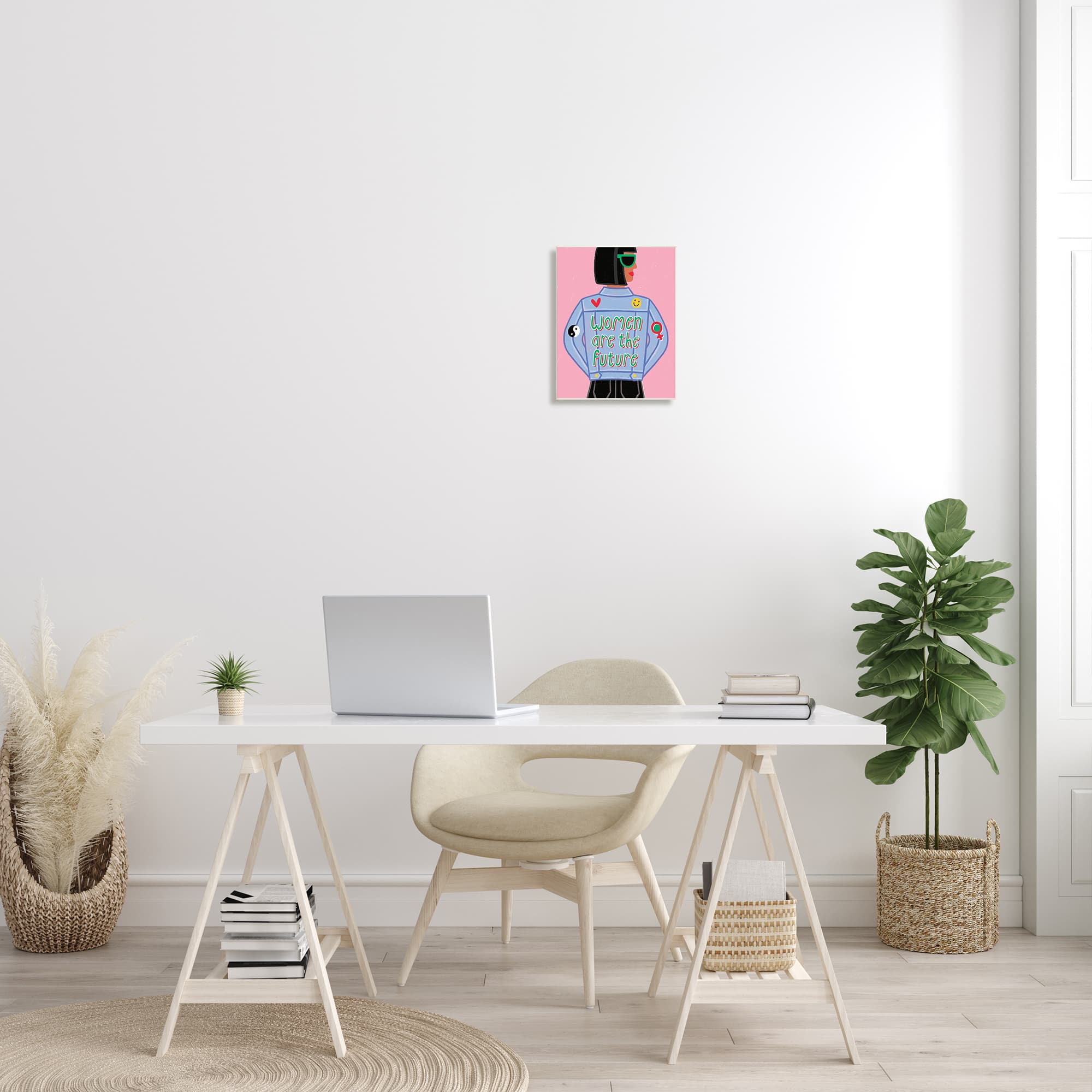 Stupell Industries Women Are The Future Girl Power Quote Wall Art
