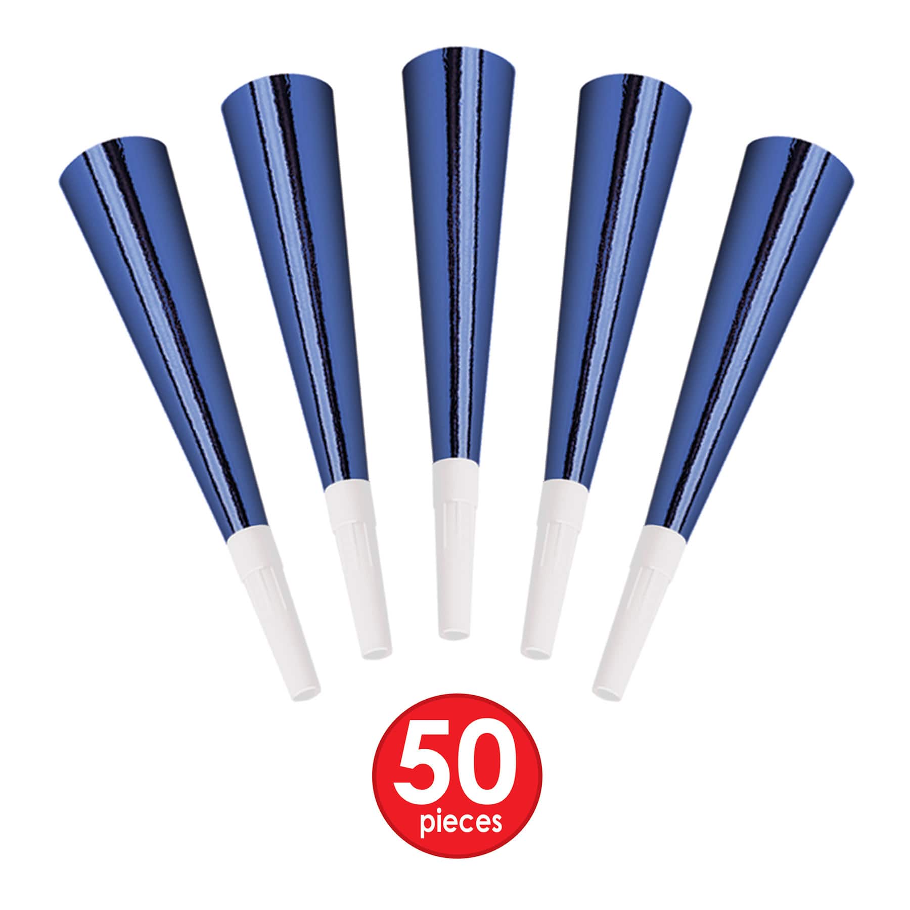 Beistle Silver & Blue New Year Ice Party Favor Kit for 50