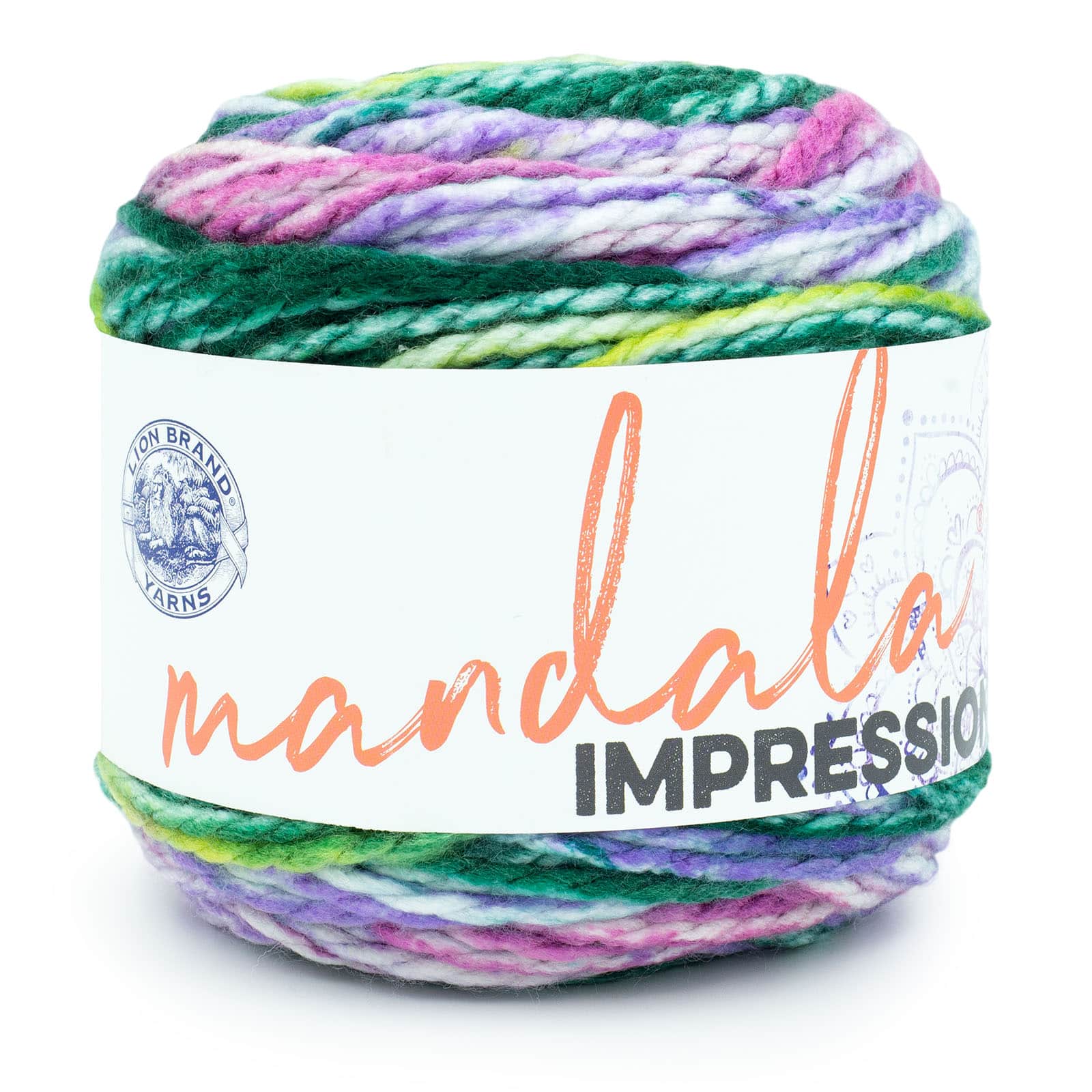 Lion Brand Mandala Impressions Yarn in Mermaid  53 oz  Michaels