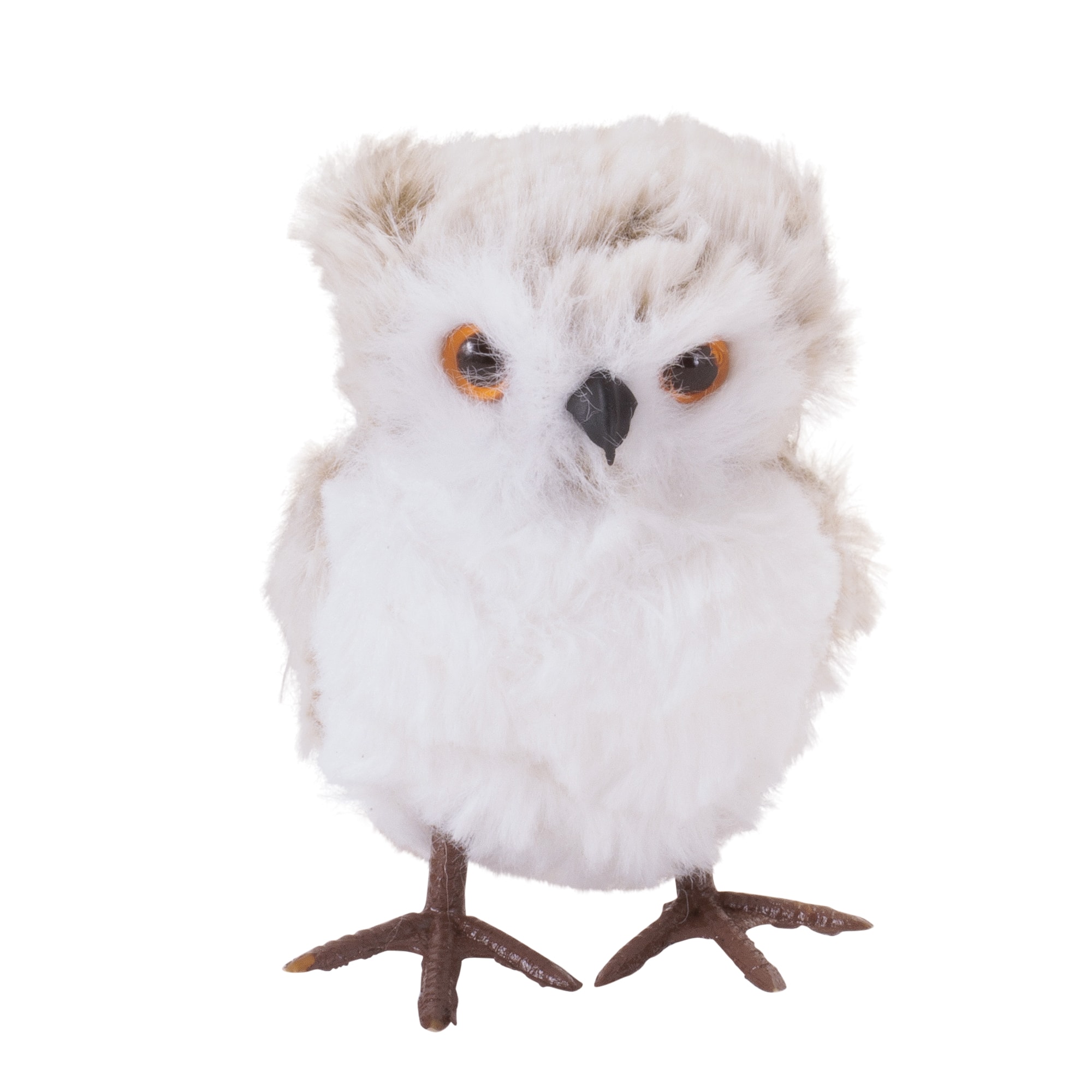 Melrose 4" Faux Fur Owls Shelf Sitter Set