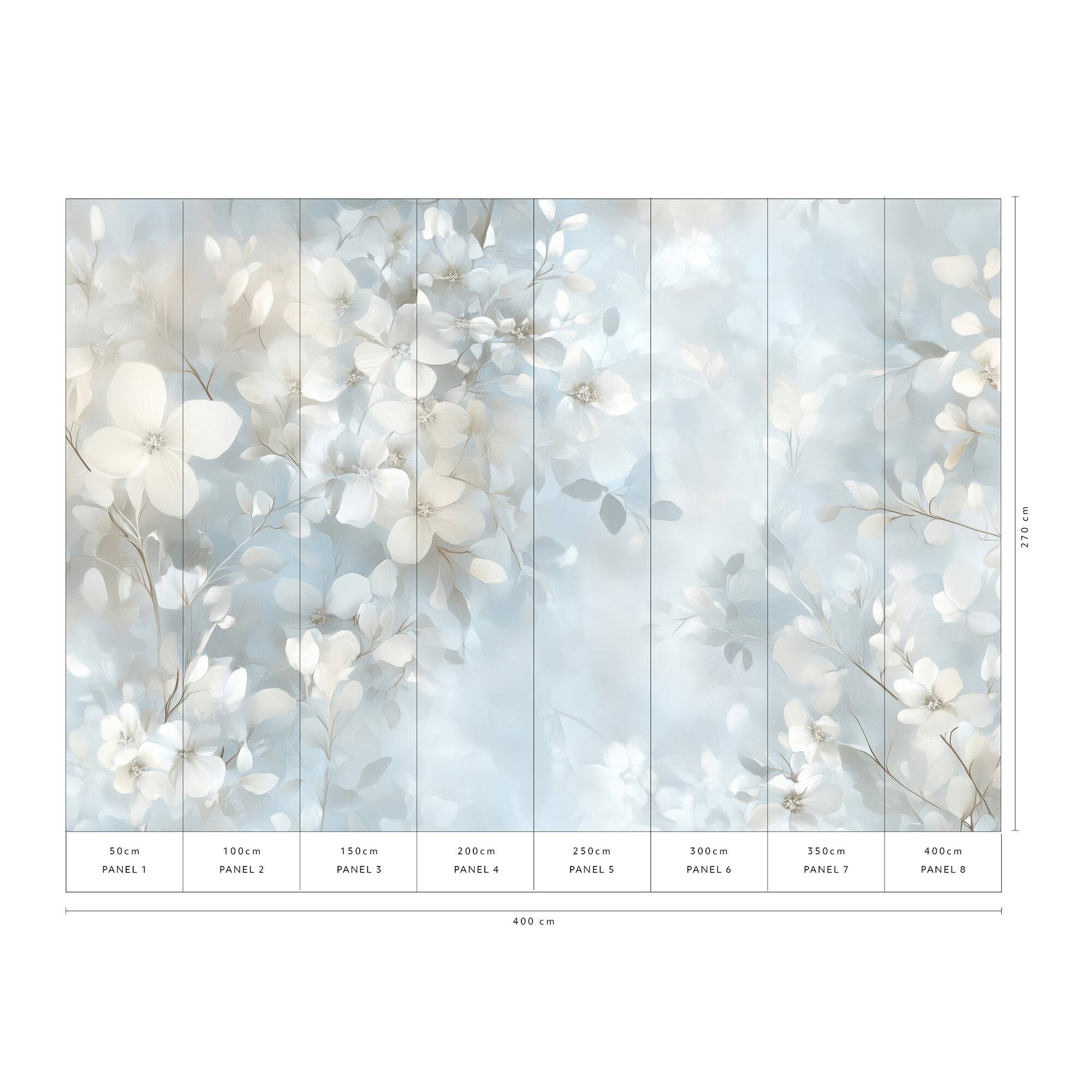 Designs Direct Auralie Blue Wall Mural