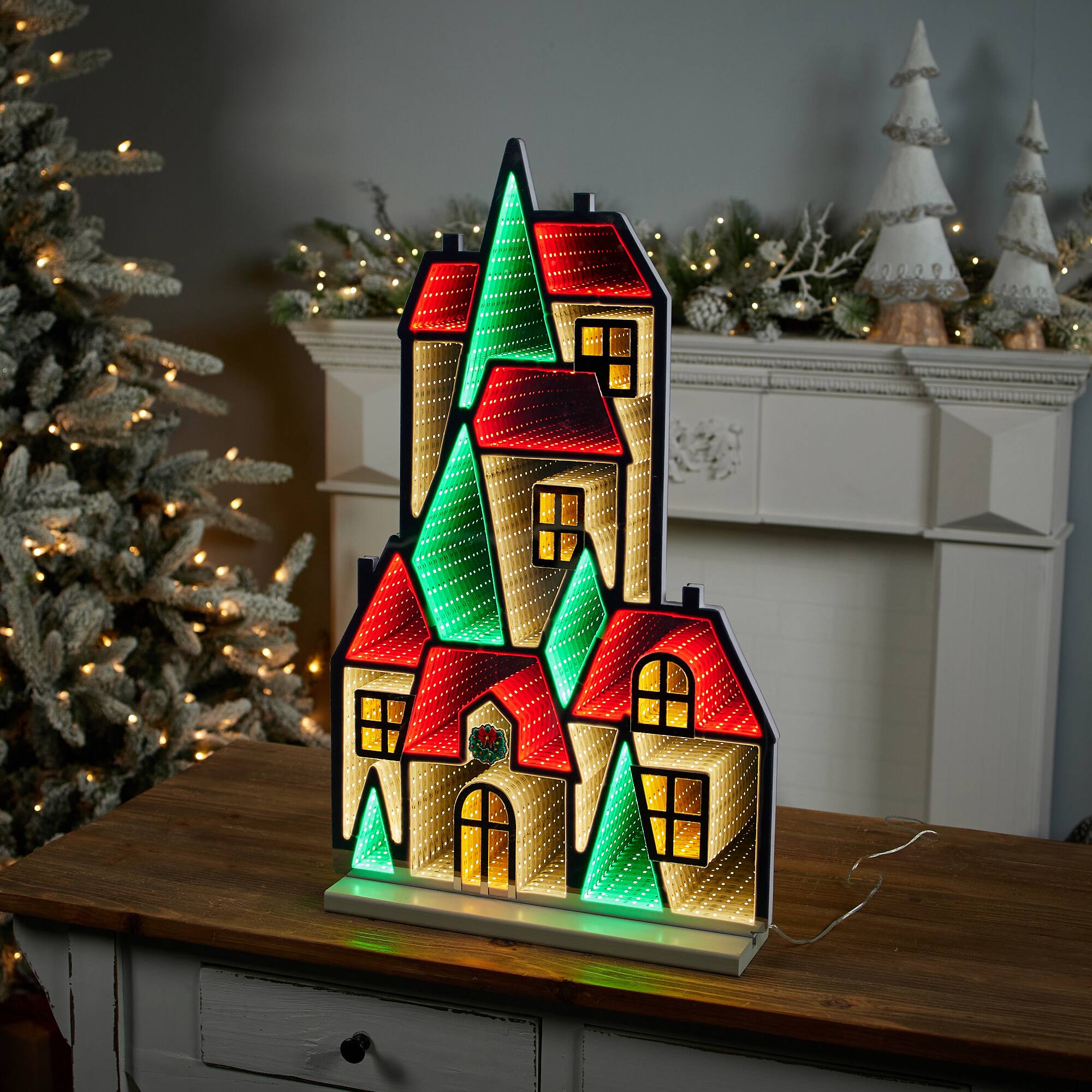 28" Winter Village EkkoLight Display