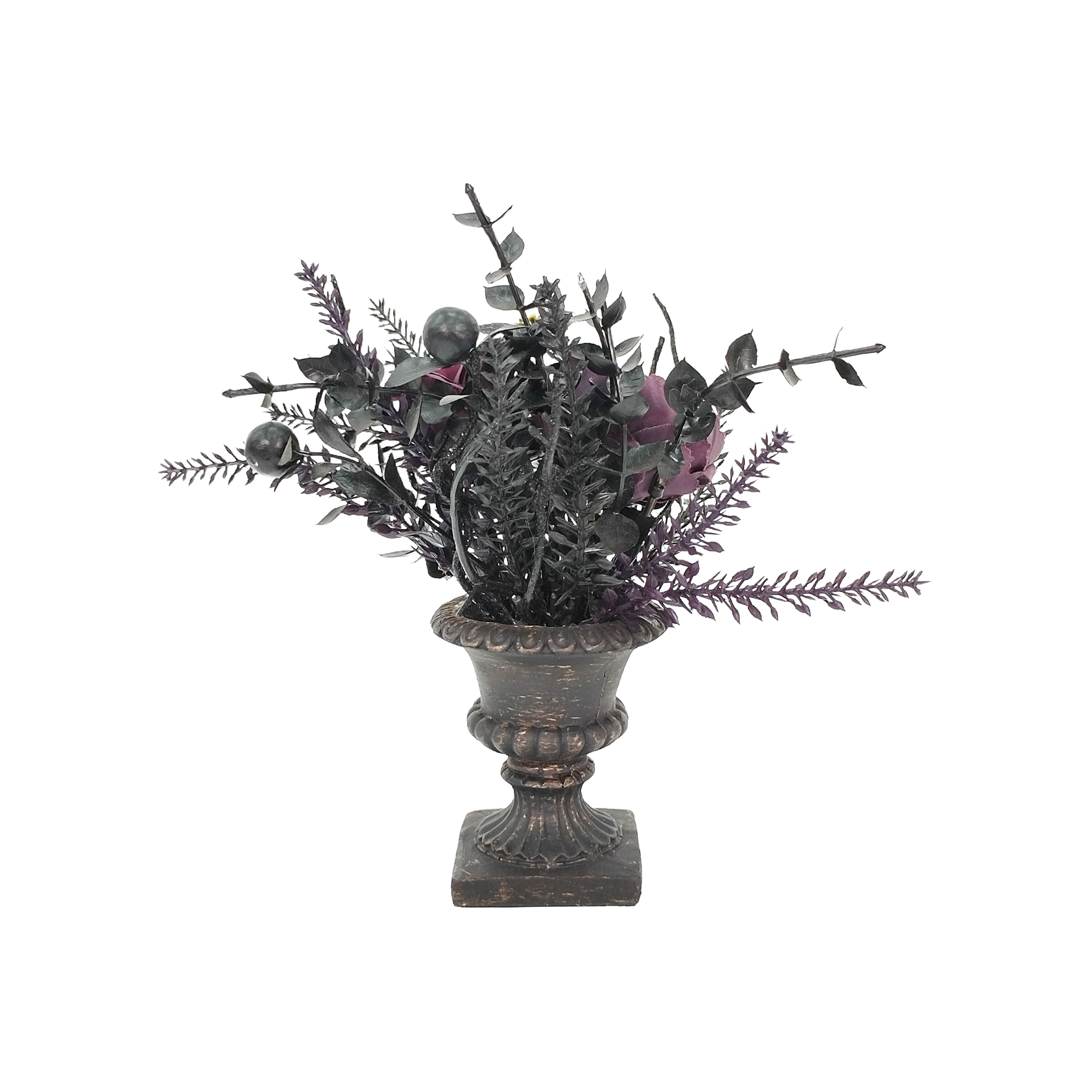 7.5" Halloween Foliage Arrangement in Urn by Ashland