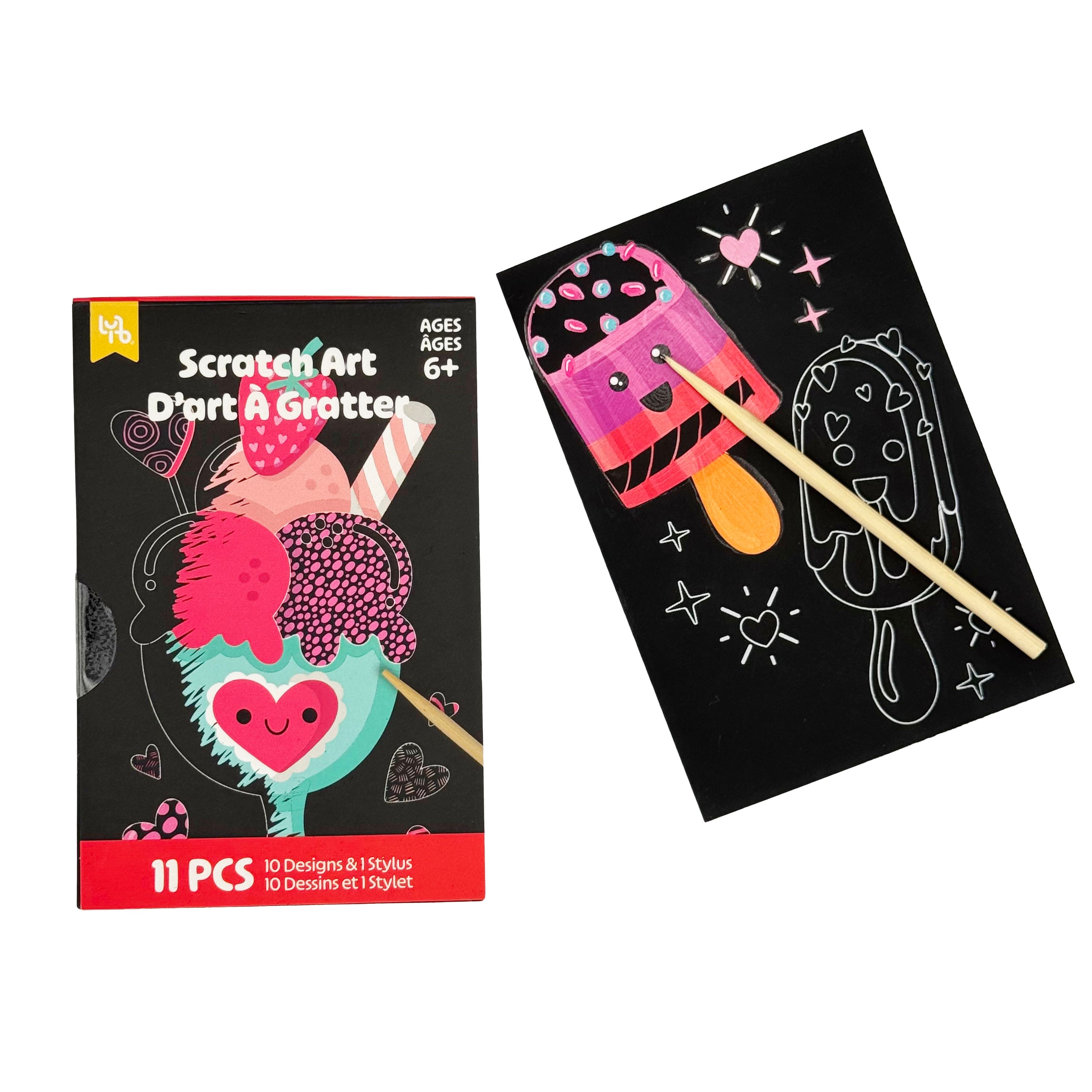 Little Yellow Bicycle® Sundae Mini Scratch Art Kit