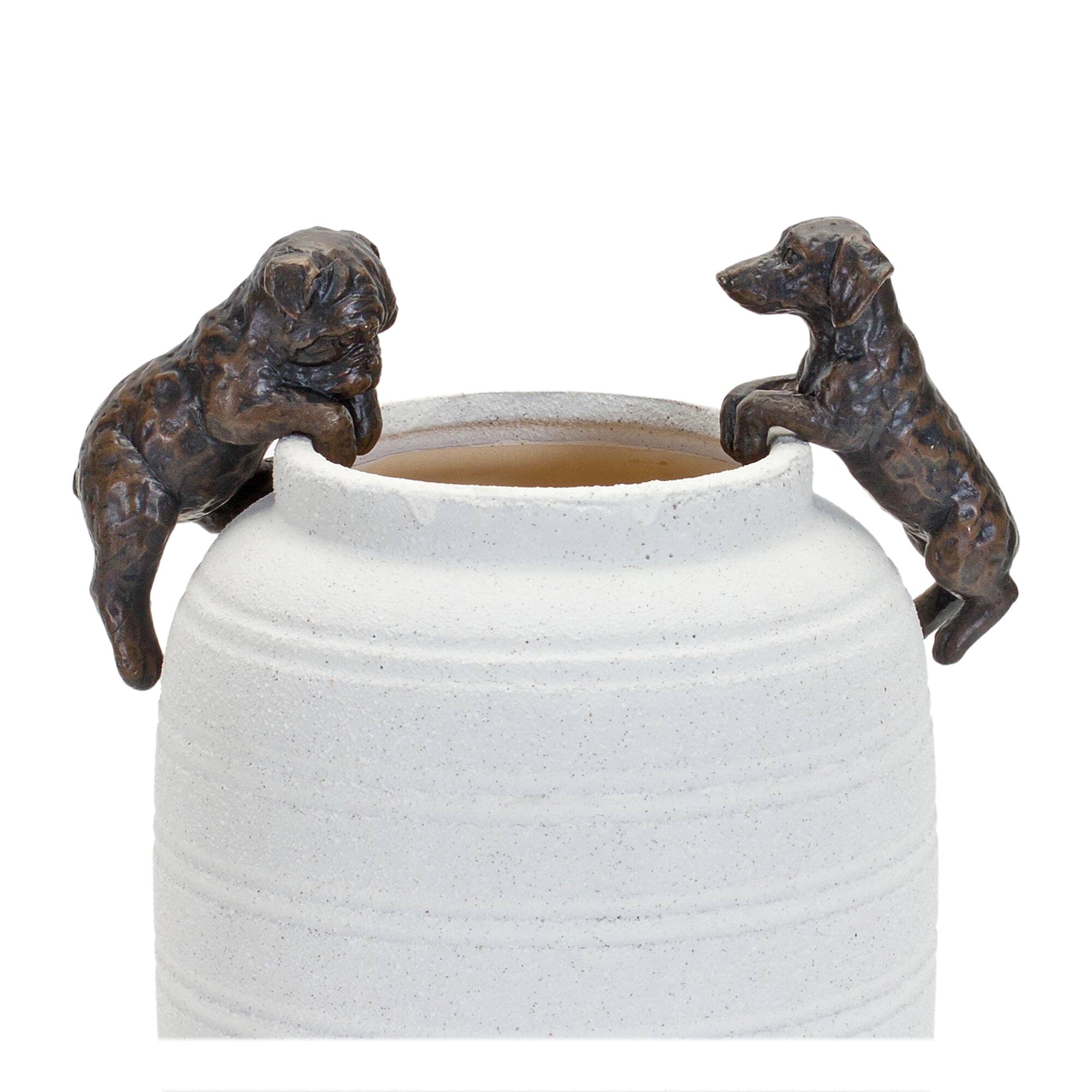 Mini Dachshund & Bulldog Pot Hangers Set