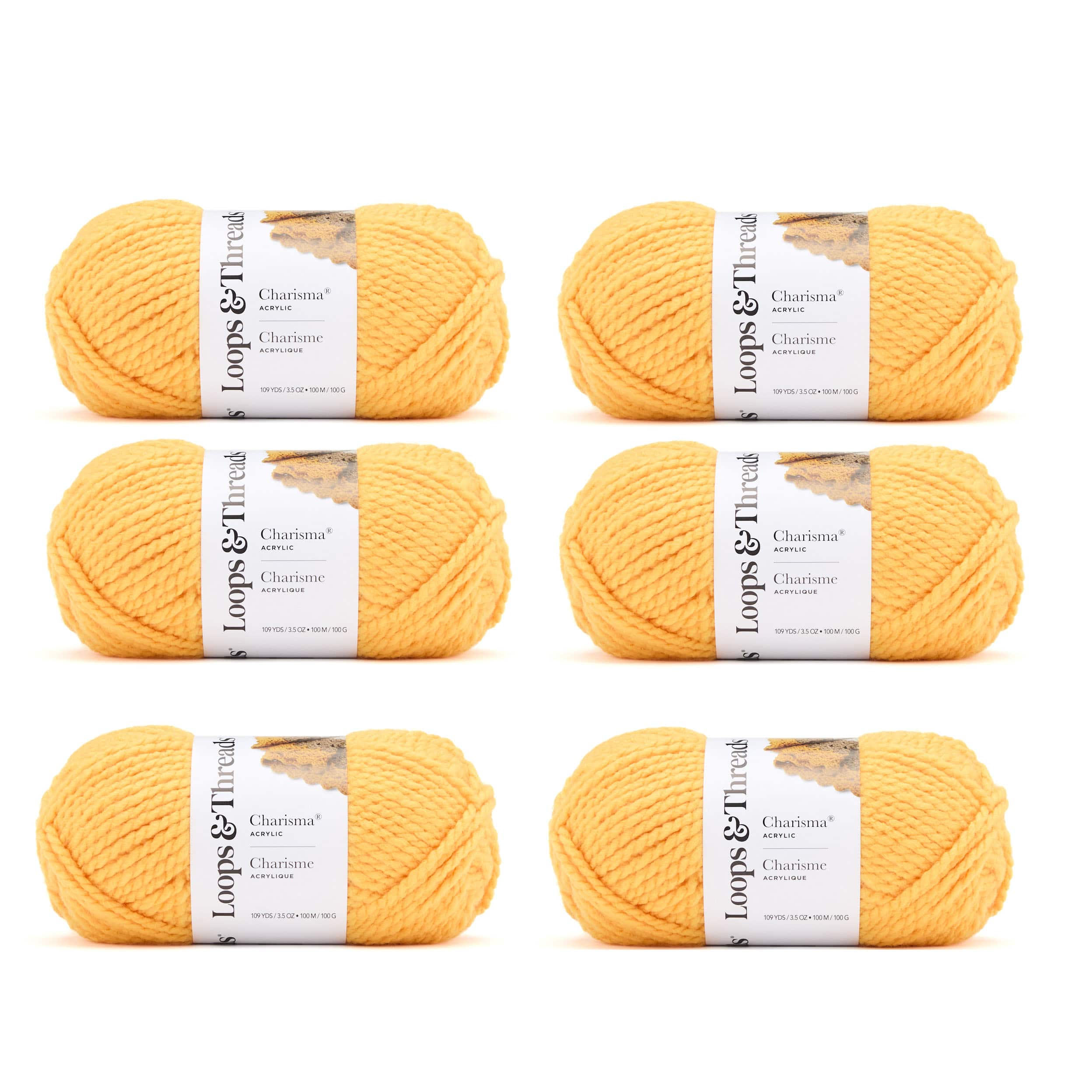 6 Pack: Charisma® Yarn by Loops & Threads®
