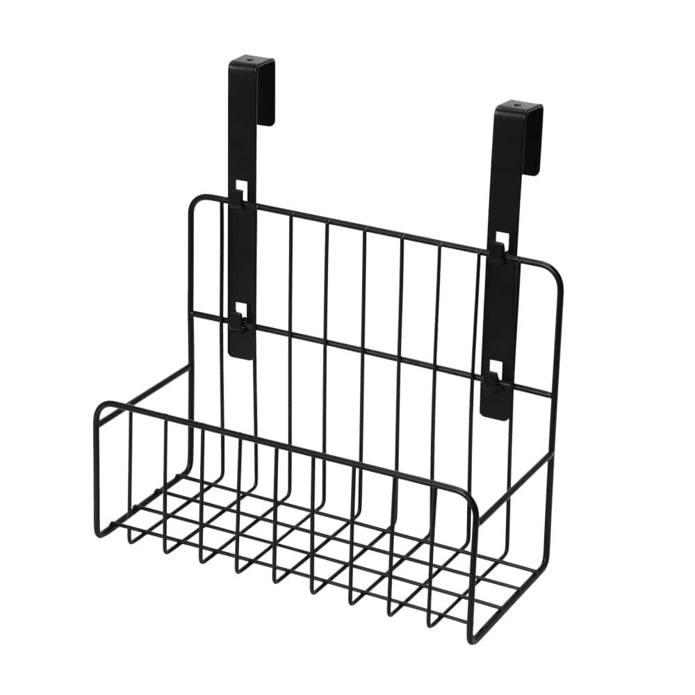 Household Essentials Over the Door Shallow Metal Basket