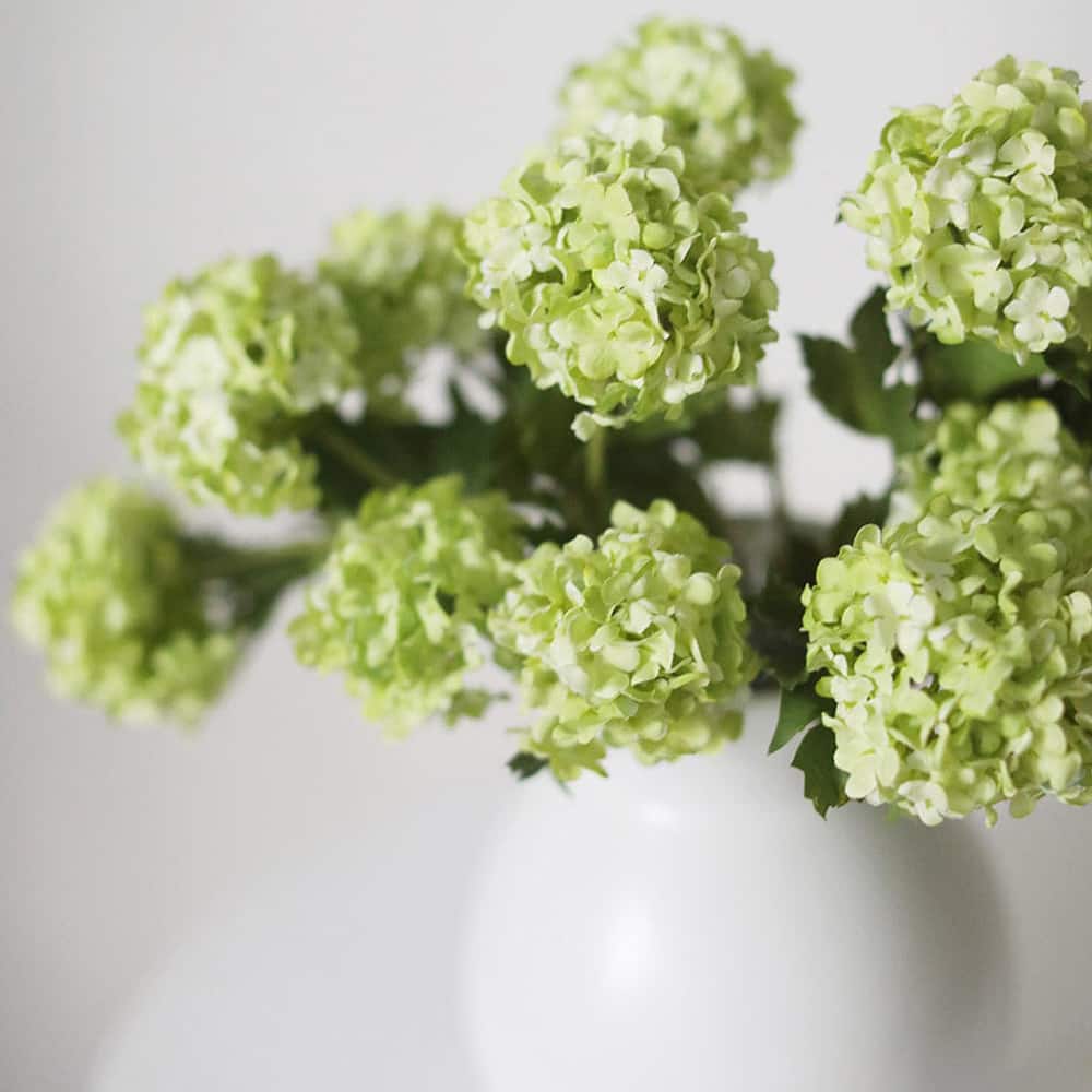 Prestige Botanicals 21.5" Faux Snowball Stem