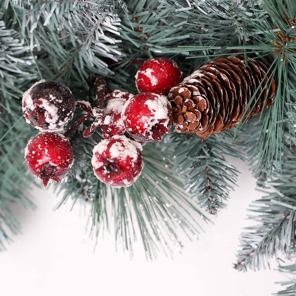 9ft. Sterling Pine Artificial Garland with Pinecones & Red Berries