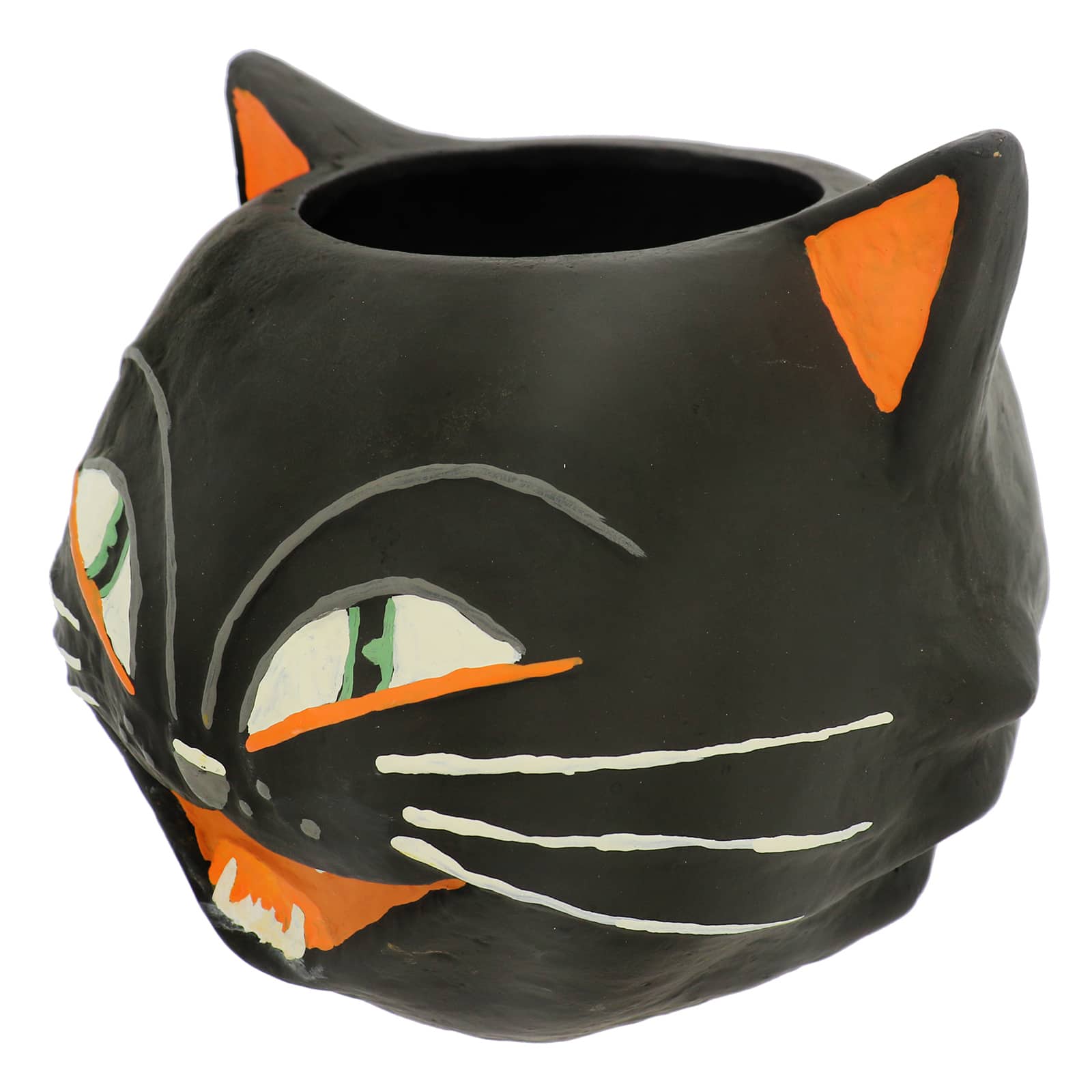 9.5" Black Cat Paper Mache Candy Bowl by Ashland®