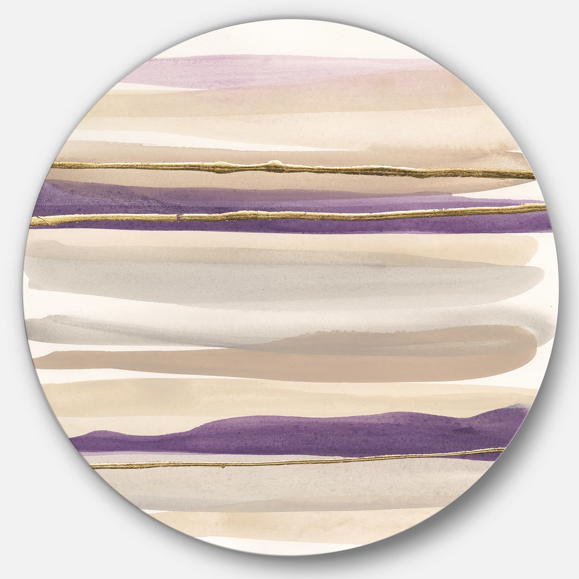Designart - Shape of Glam Purple I