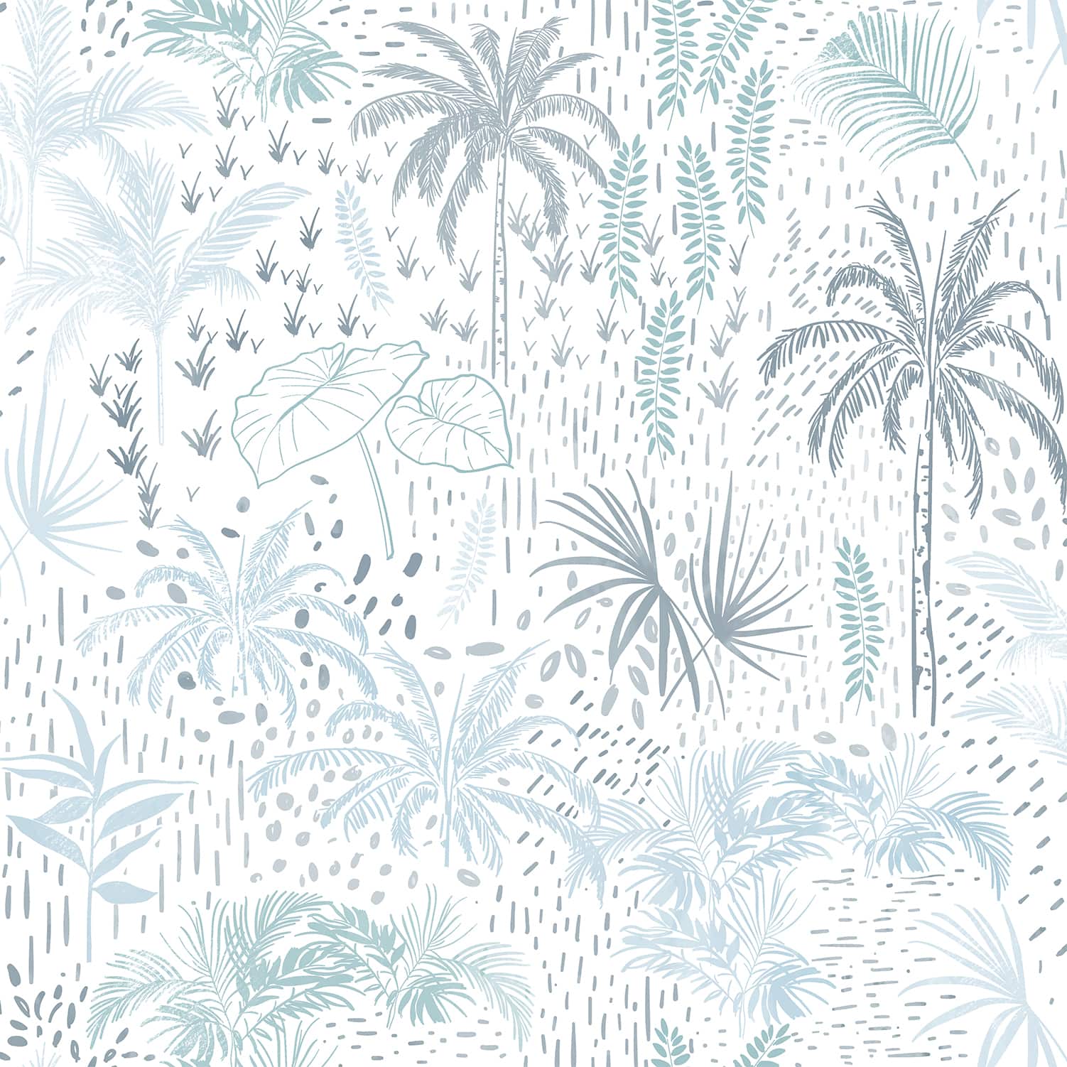 Designs Direct Etched Tropic Peel & Stick Wallpaper