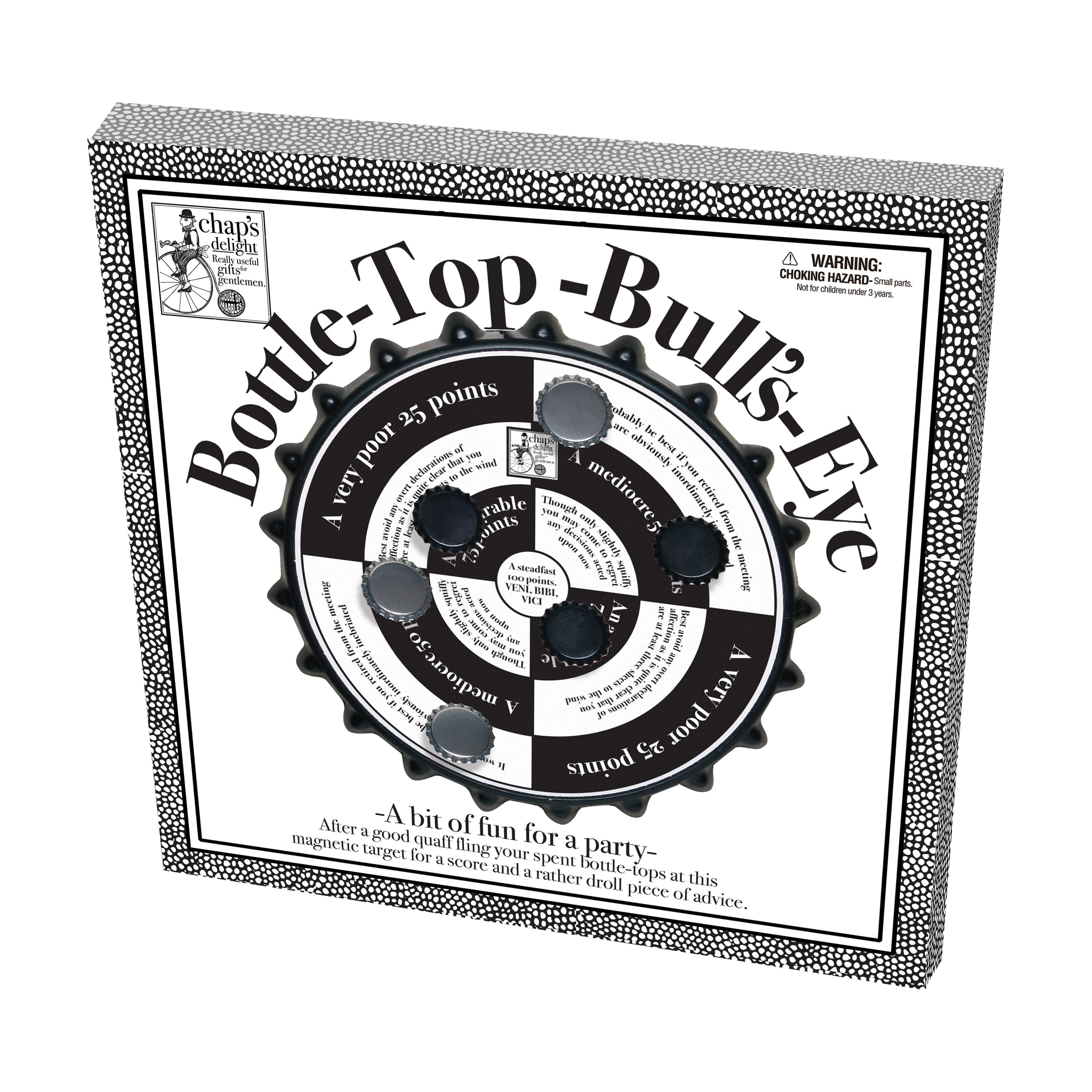 Bottle-Top Bull's-Eye Game