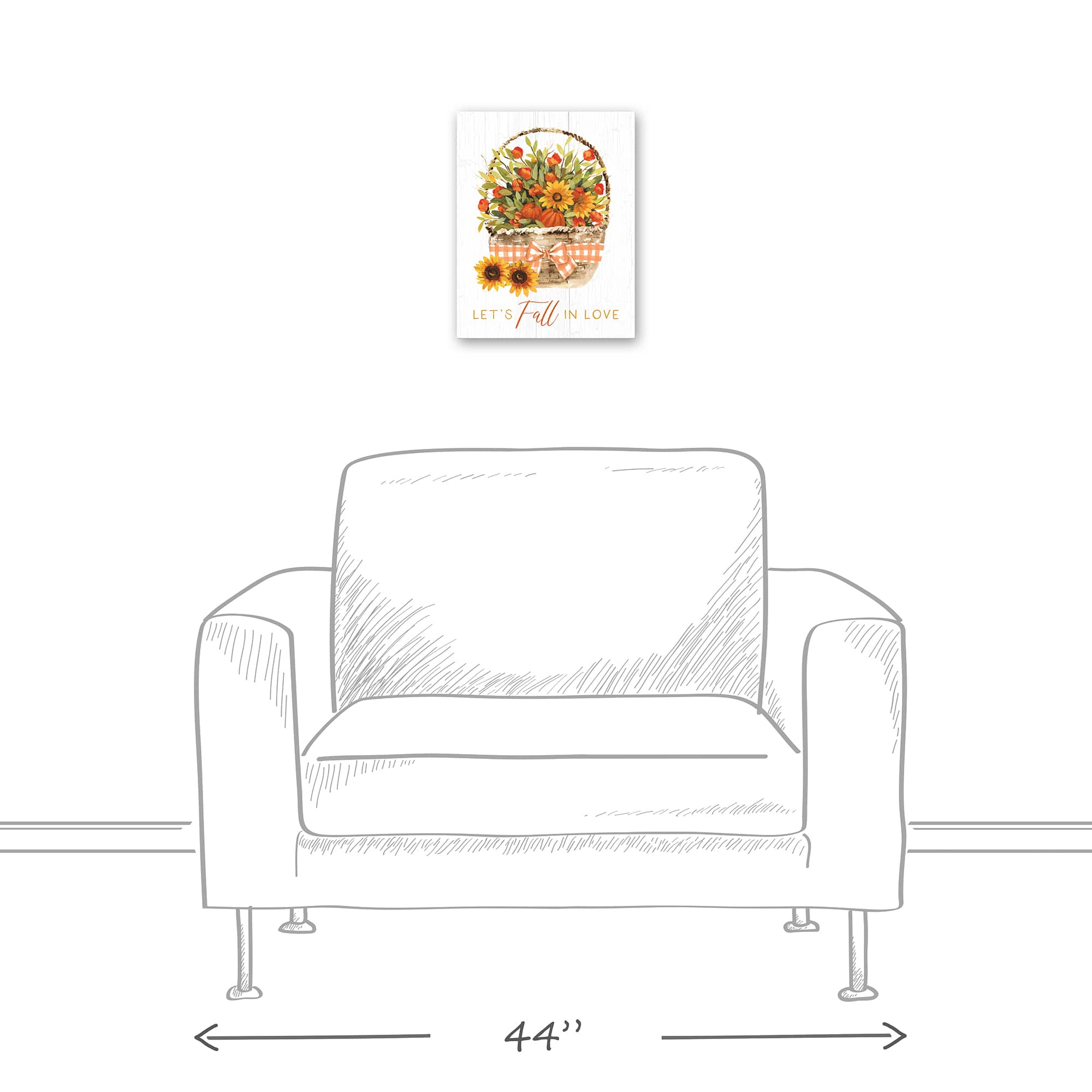Let's Fall In Love Canvas Wall Art