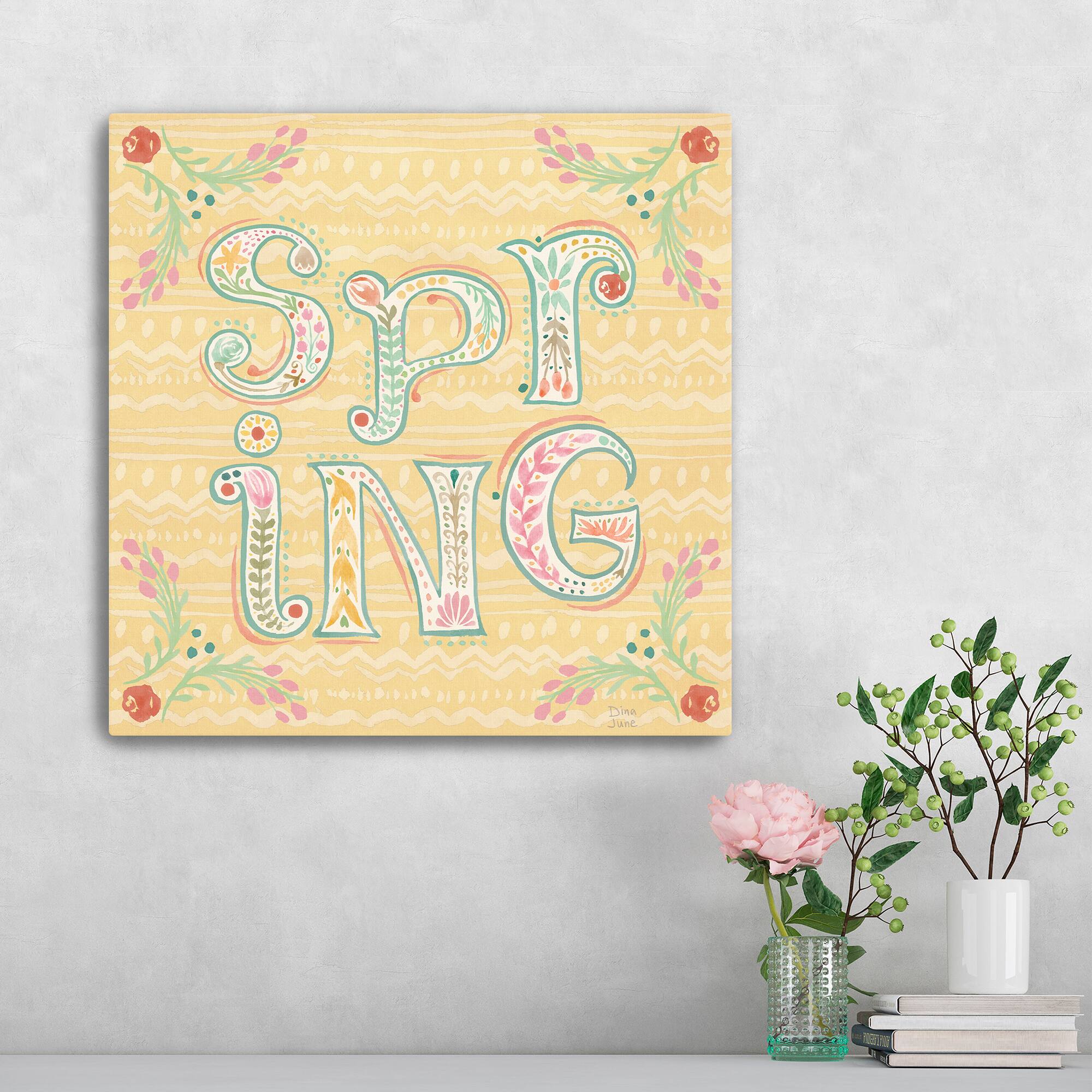 Lumaprints Spring Song VI Canvas Giclée Art