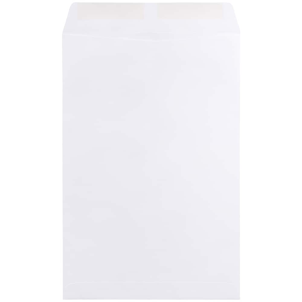 JAM Paper 10" x 15" White Open End Catalog Envelopes