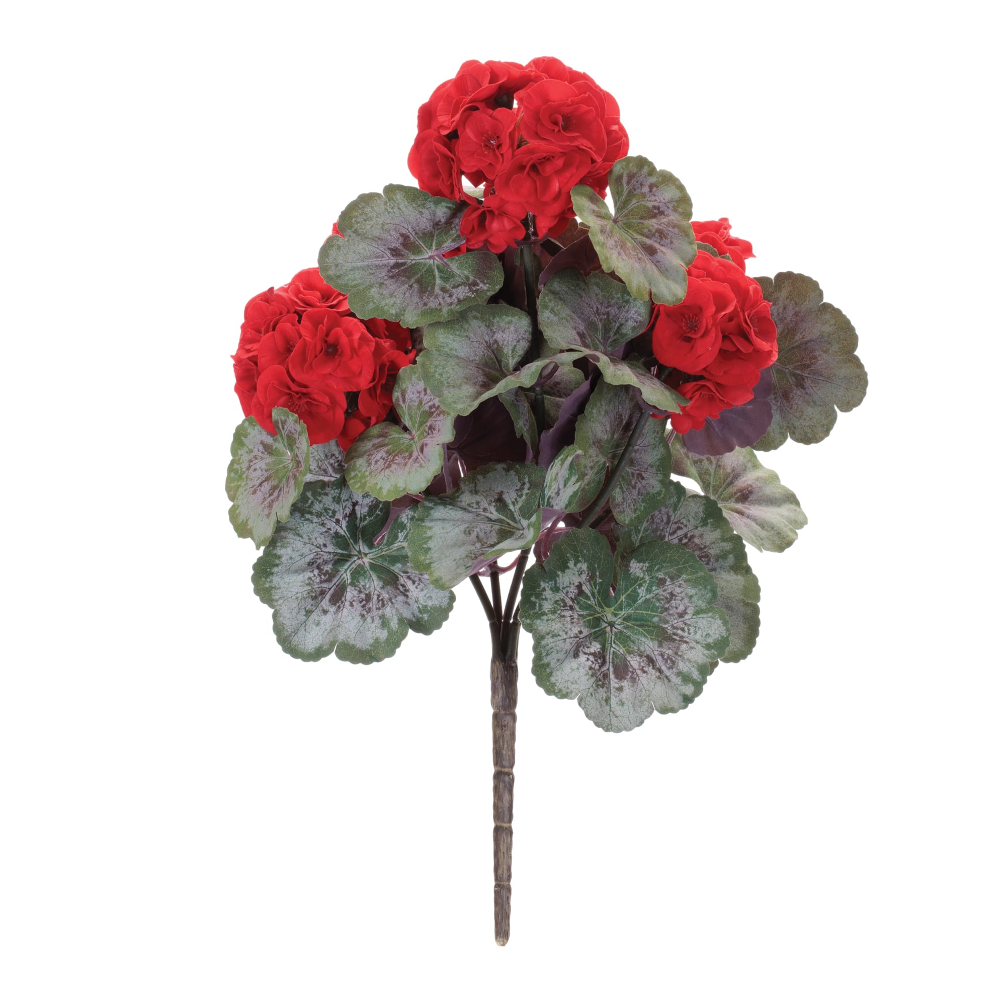 17.5" Geranium Floral Bushes, 2ct.