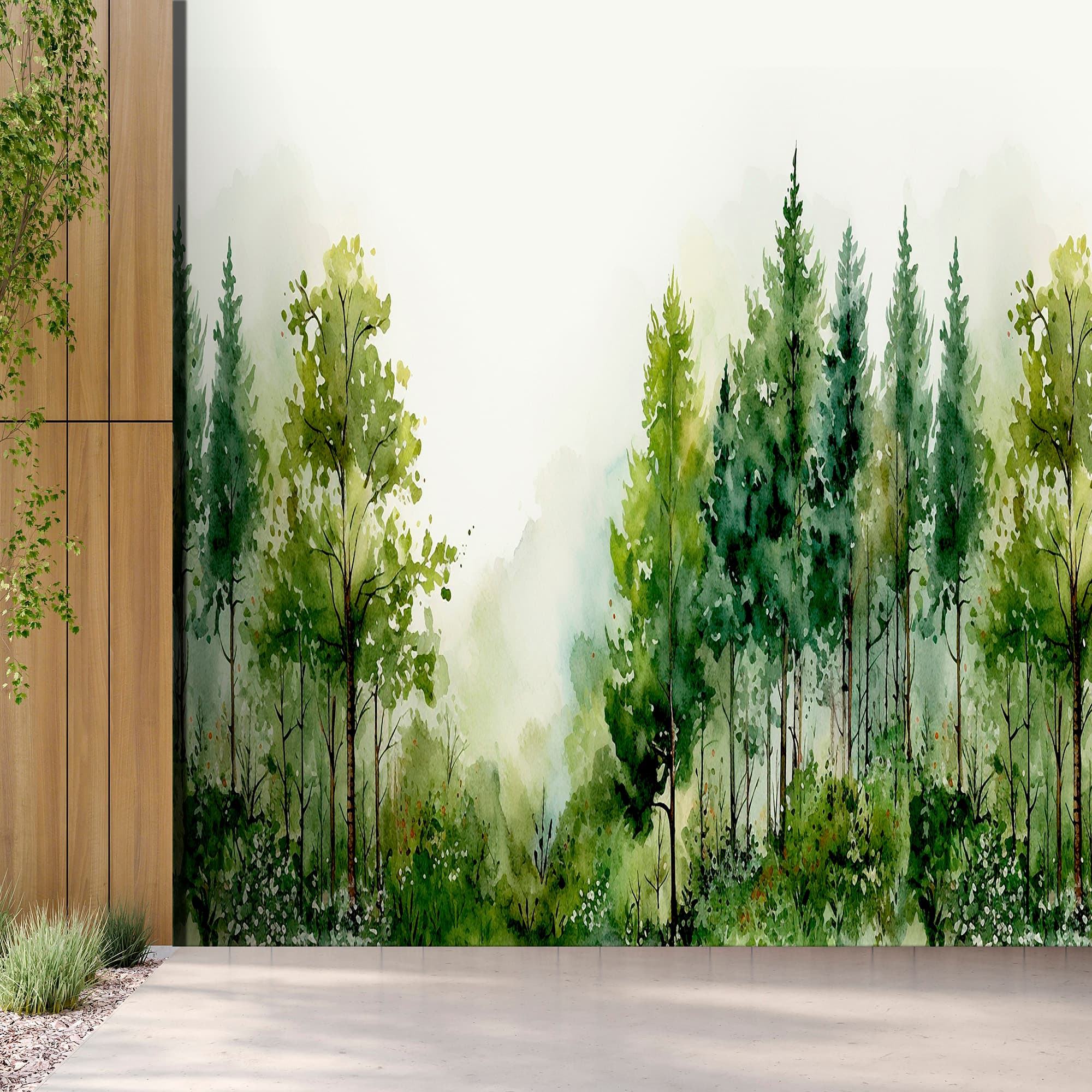Designs Direct Watercolor Grove Wall Mural