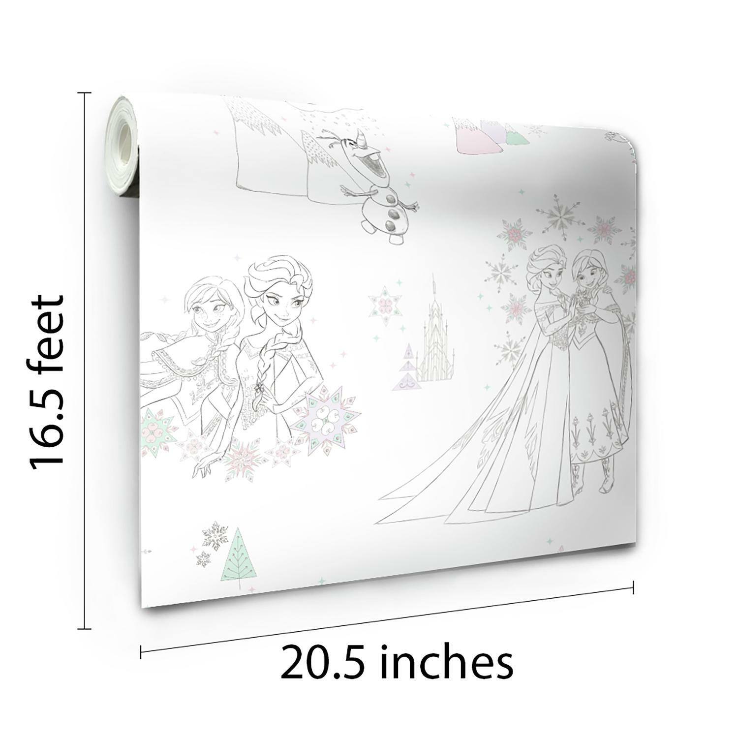 RoomMates Disney Frozen Peel & Stick Wallpaper