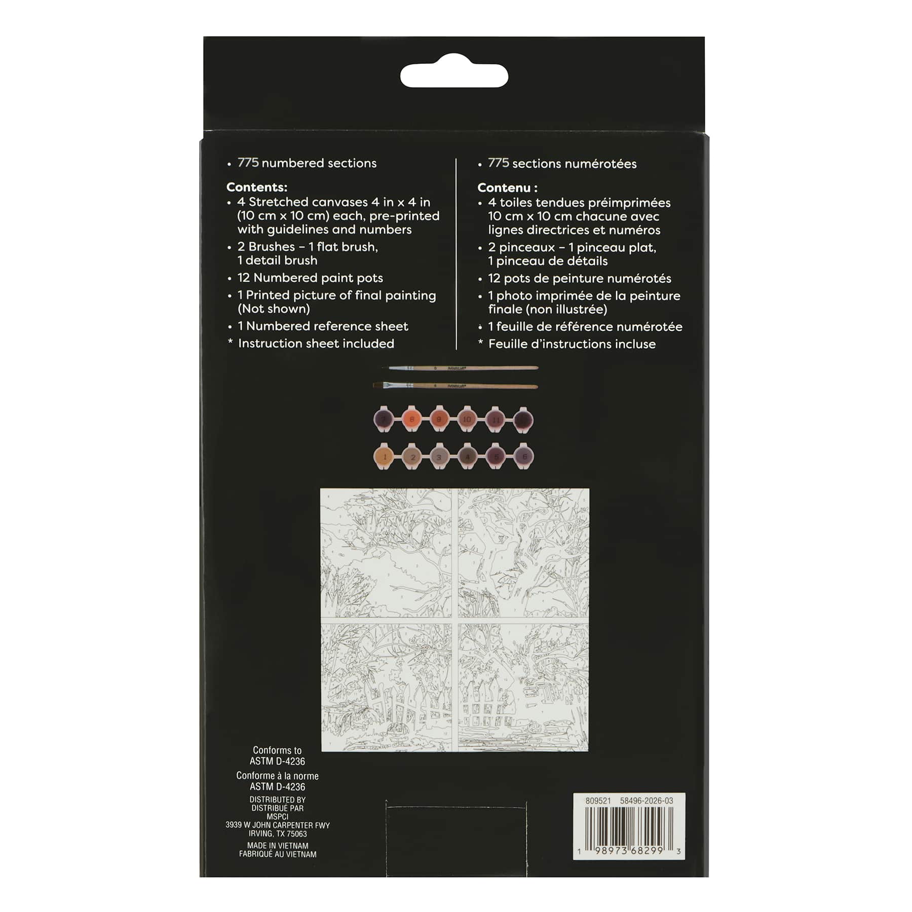 Halloween Tree Paint-by-Number Gallery Mini Kit by Artist's Loft®