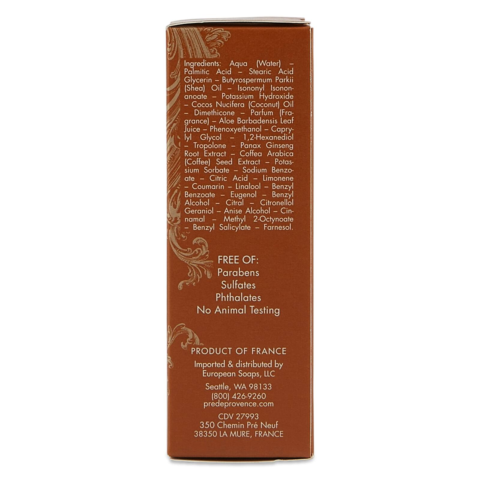European Soaps No. 63 Men's Shave Cream, 75mL