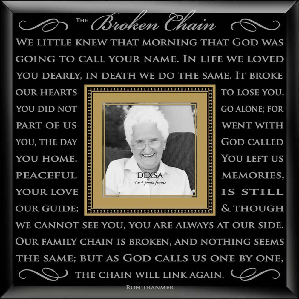 Broken Chain 4" x 4" Frame with Easel