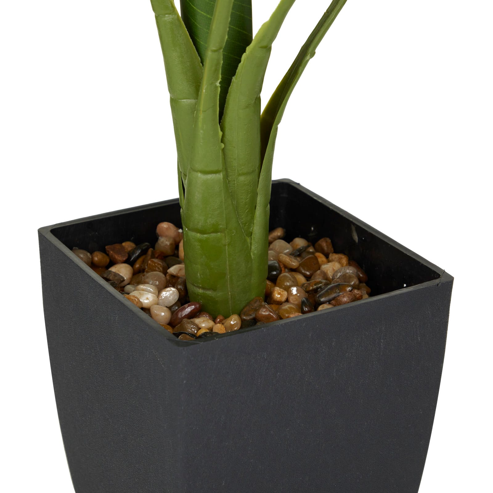 28" Black Contemporary Floral & Botanical Artificial Foliage