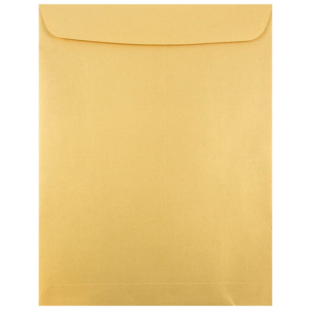 JAM Paper 10" x 13" Gold Stardream Open End Catalog Metallic Envelopes