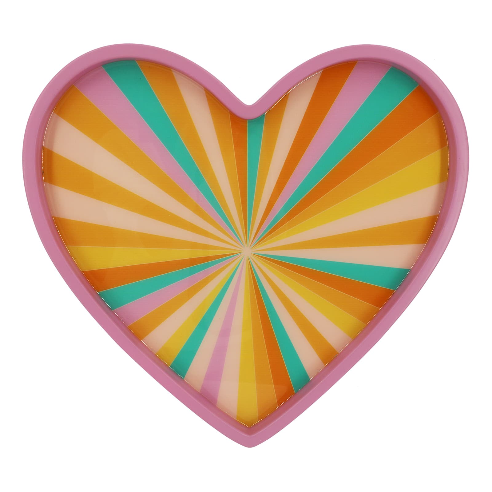 15.5" Pink Heart Decorative Tray by Ashland® | Michaels®