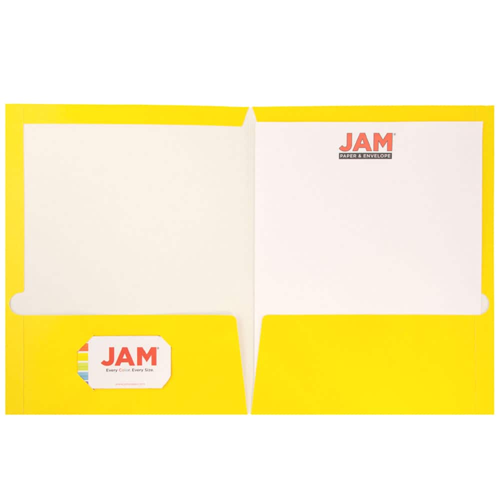 JAM Paper Glossy Laminated Two Pocket Folders