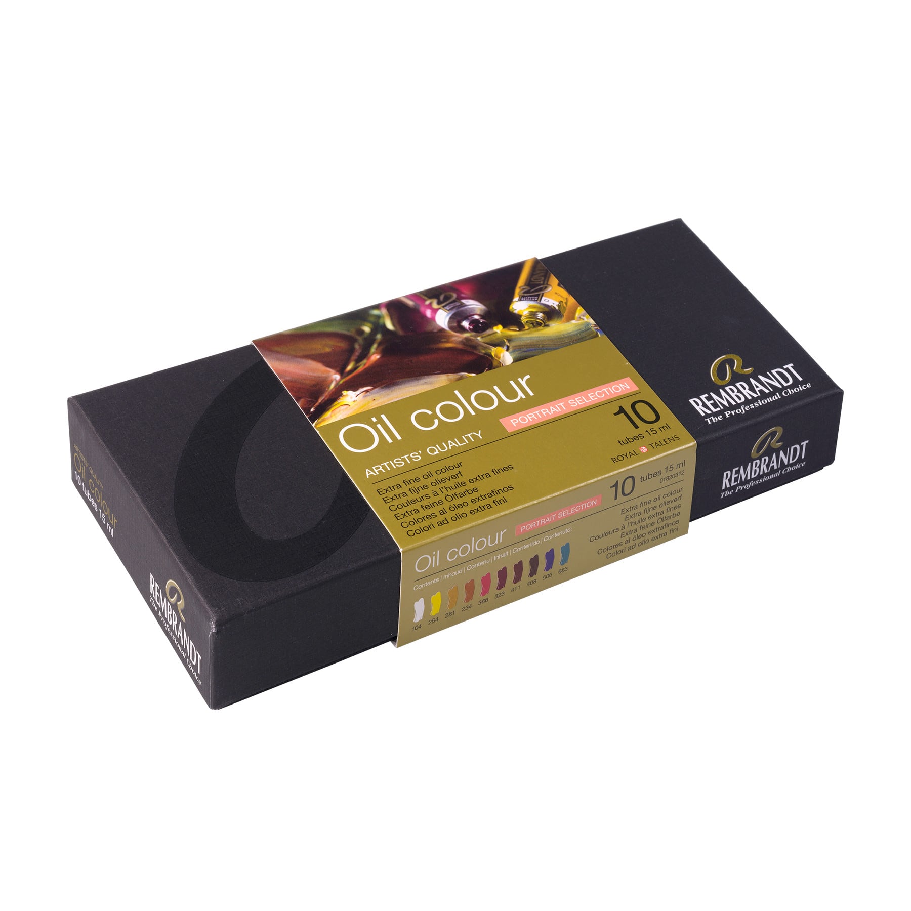 Rembrandt 10 Color Oil Color Portrait Set
