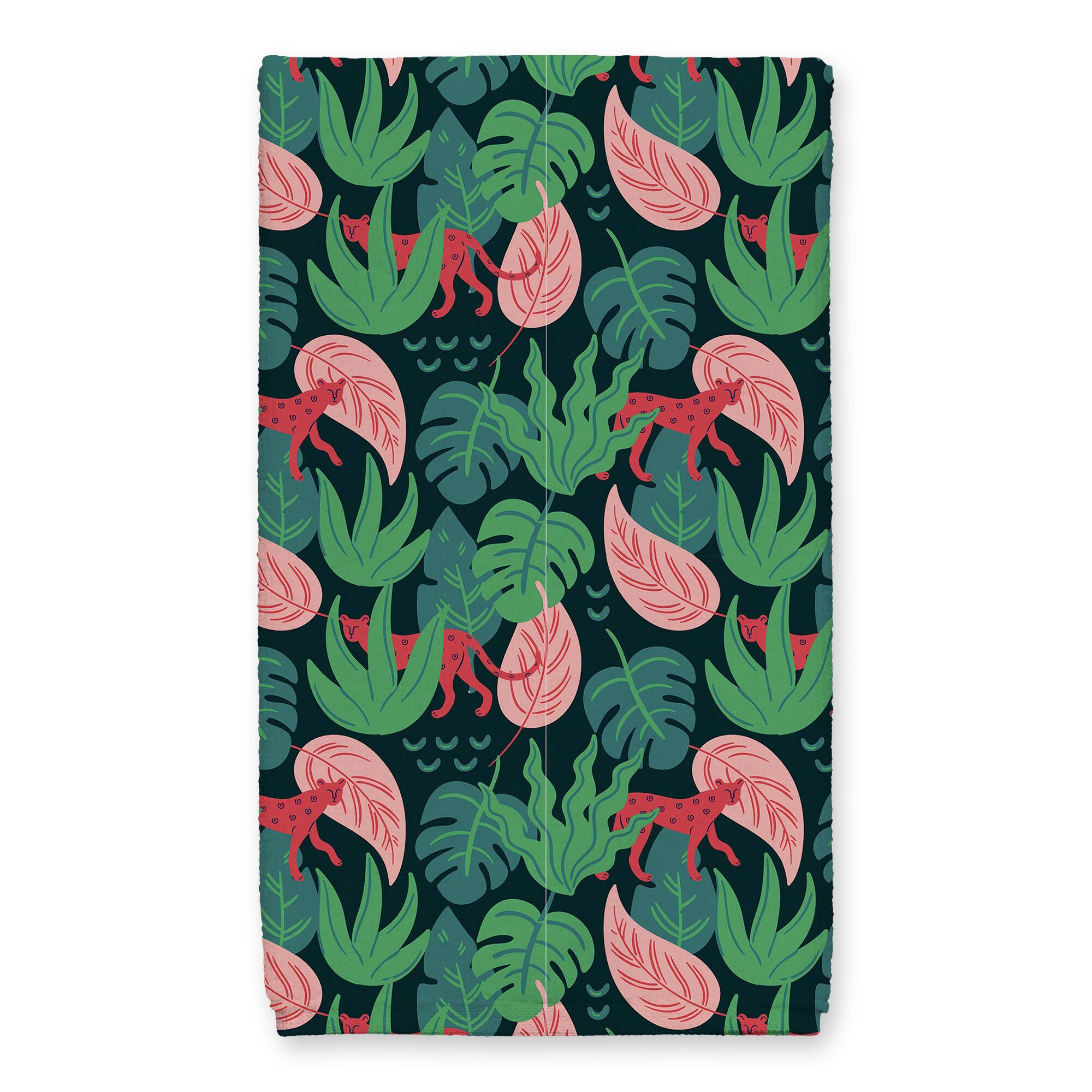 Tropical Cheetahs Hand Towel Set
