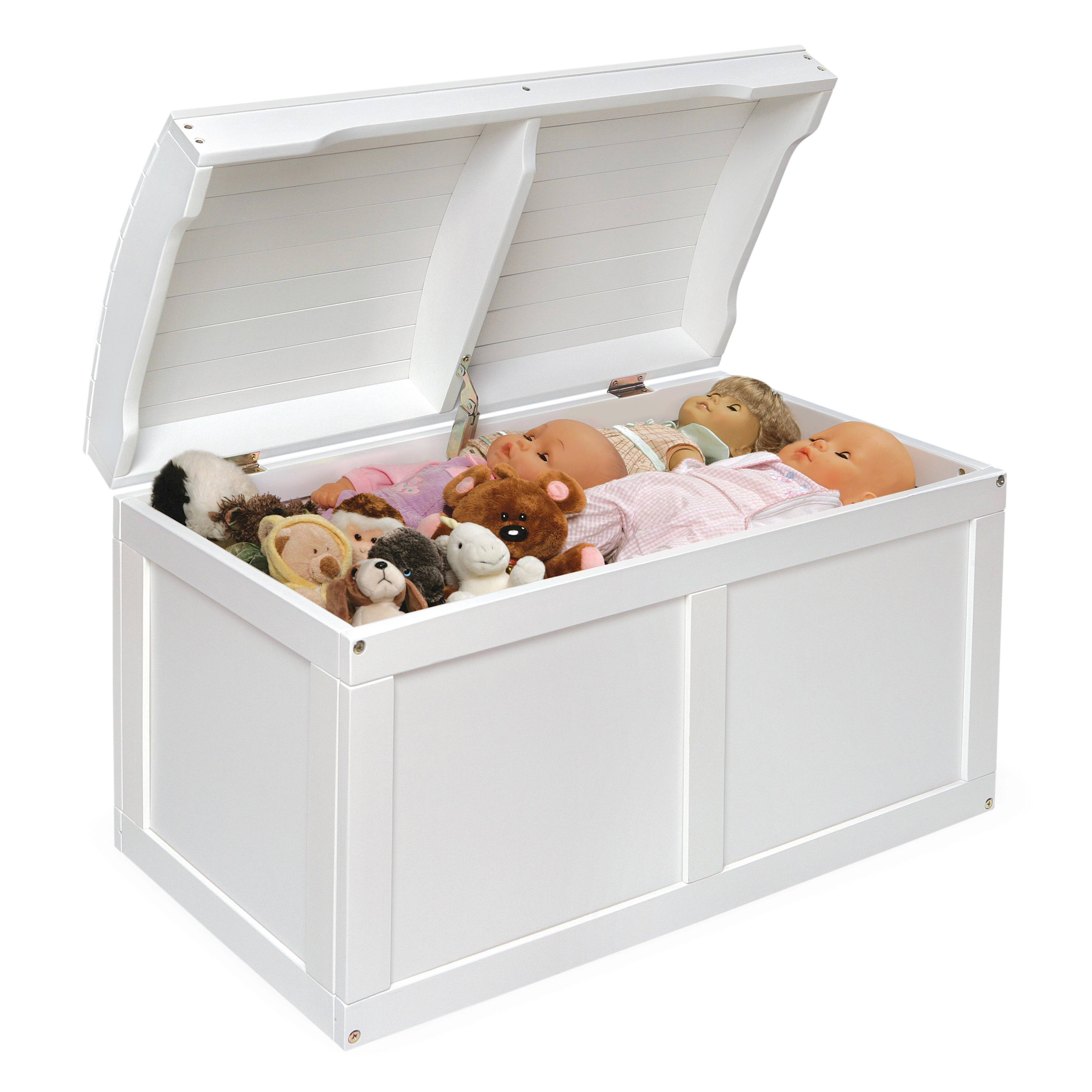 Badger Basket Hardwood Barrel Top Toy Chest