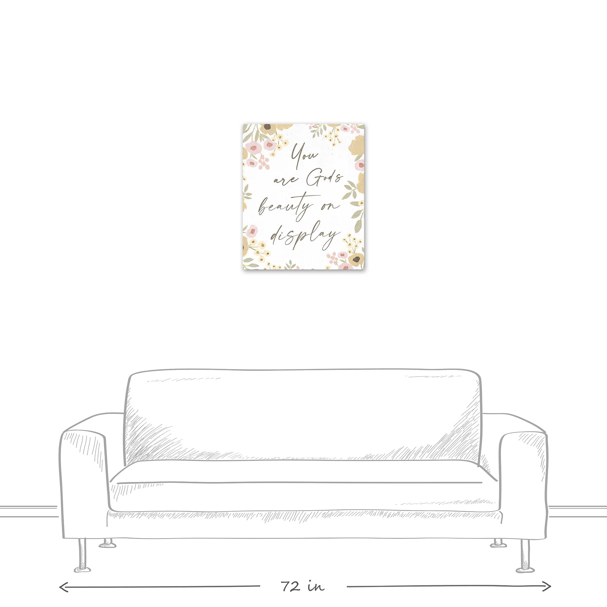 God's Beauty on Display 20" x 24" Canvas Wall Art