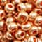 John Bead Metallic Czech Glass Seed Beads, 6/0
