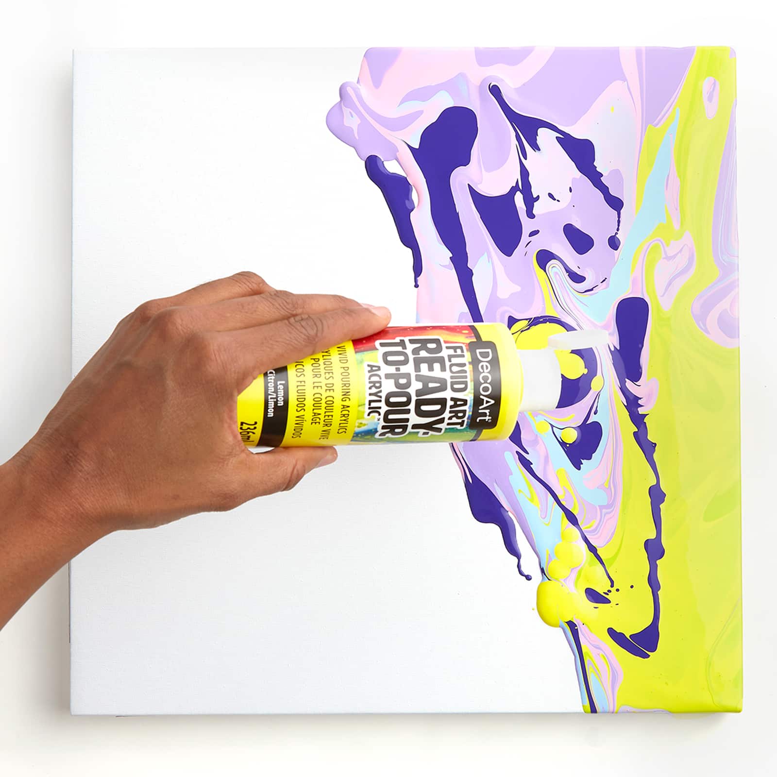 Peinture acrylique pour le coulage Fluid Art Ready-to-Pour de DecoArt, « Galactic »