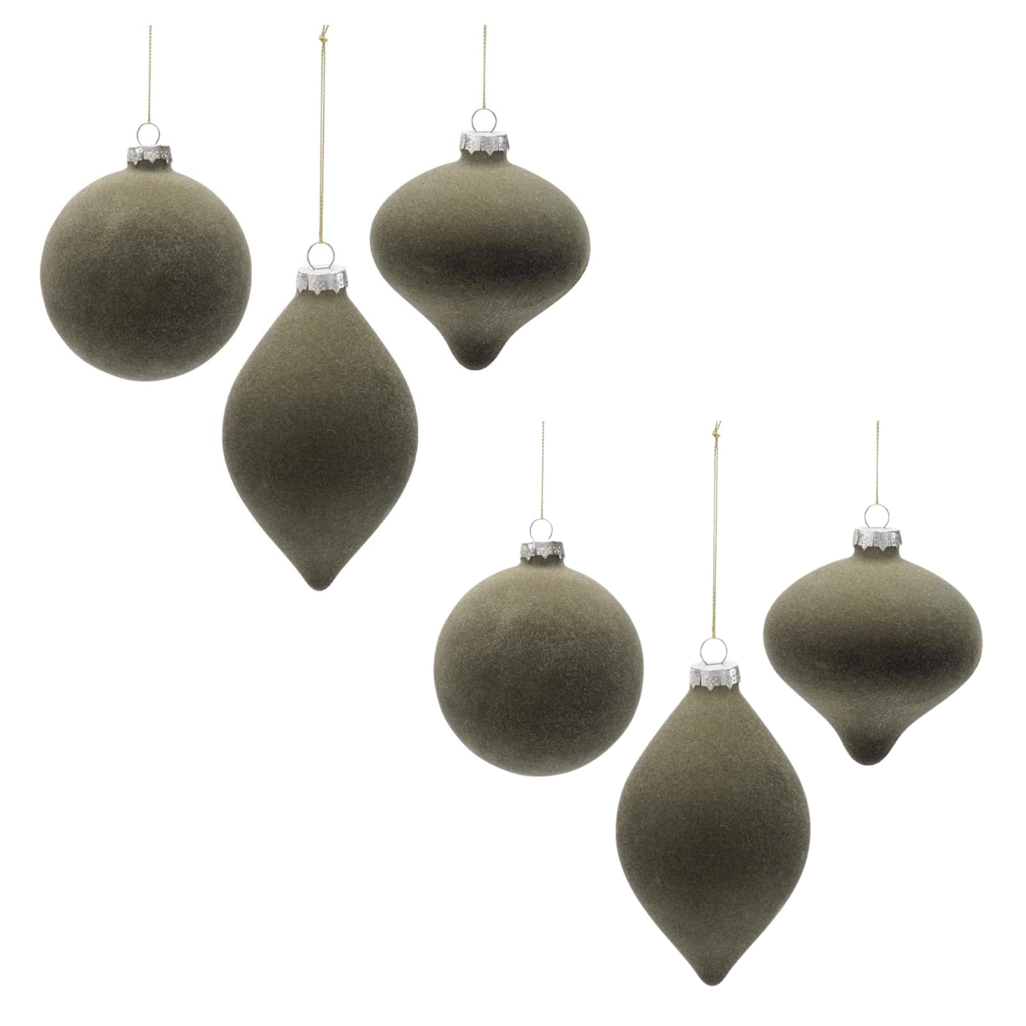 Melrose Glass Ball Ornaments Set