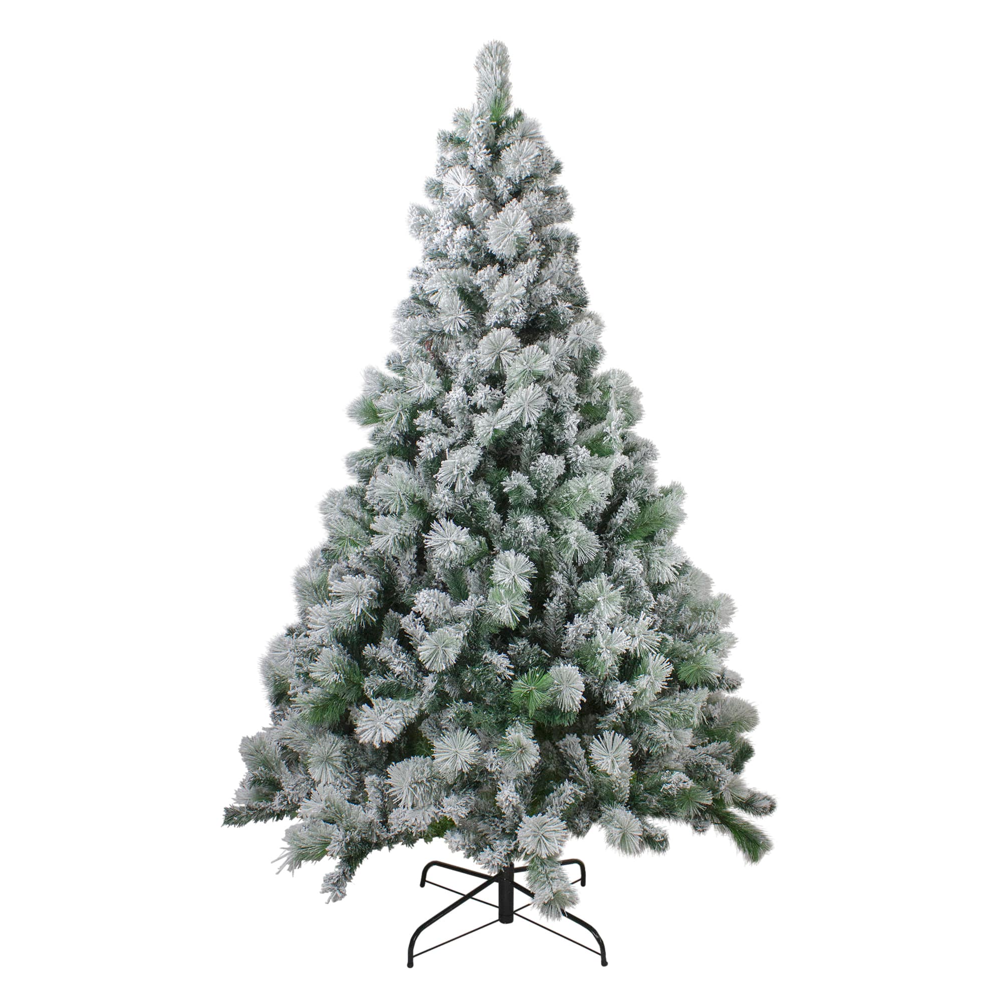 7.5ft. Unlit Flocked Somerset Spruce Artificial Christmas Tree
