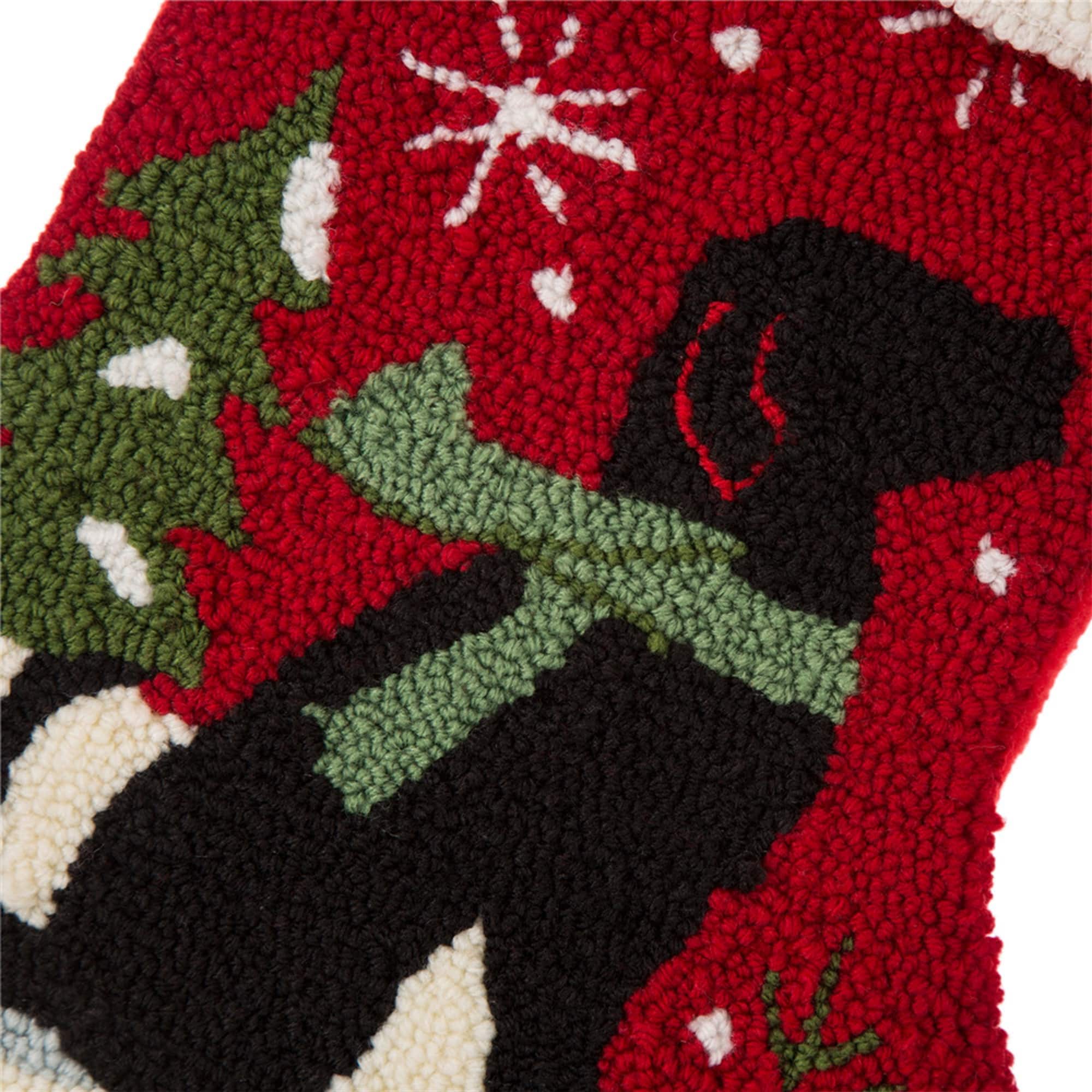 Glitzhome® 20" Dog Hooked Stocking