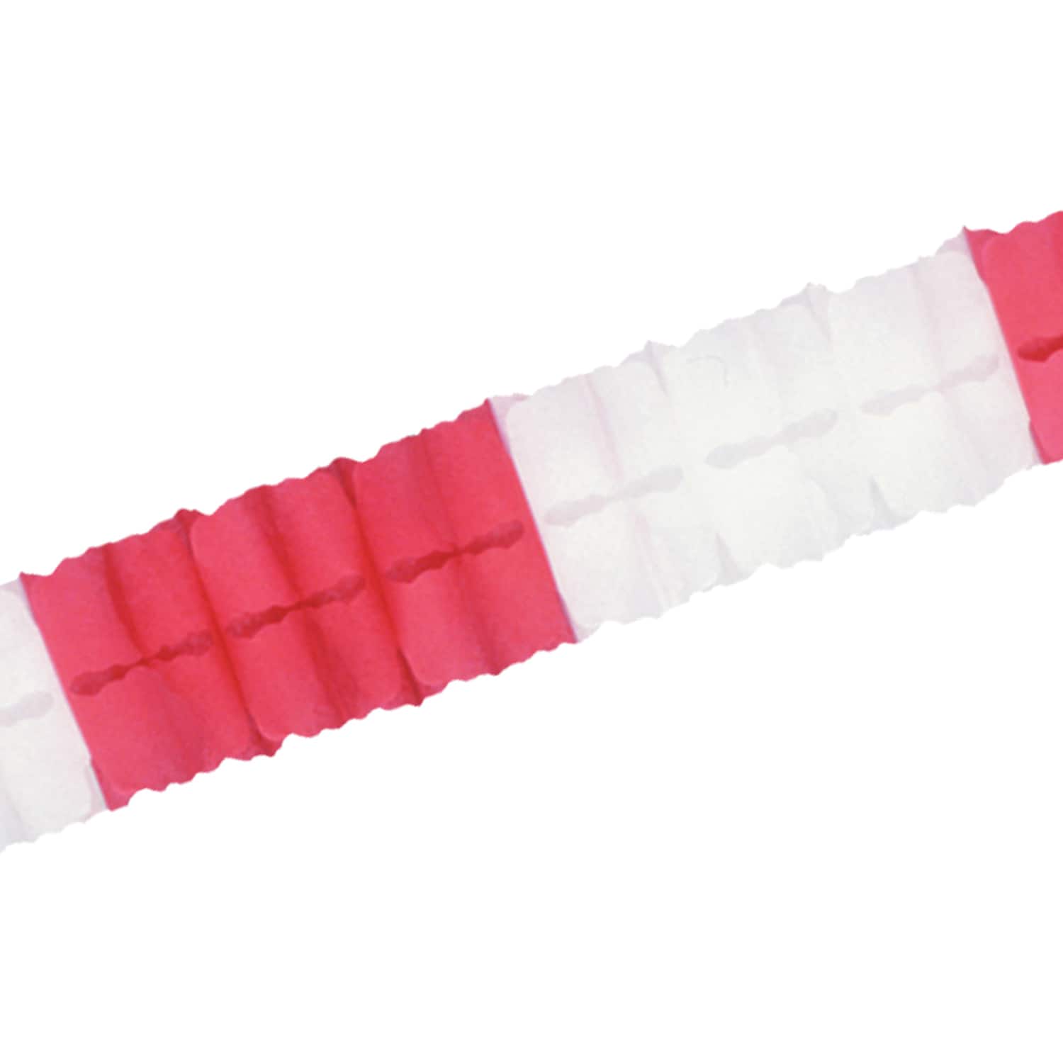Beistle 12ft. Red & White Leaf Garlands, 2ct.