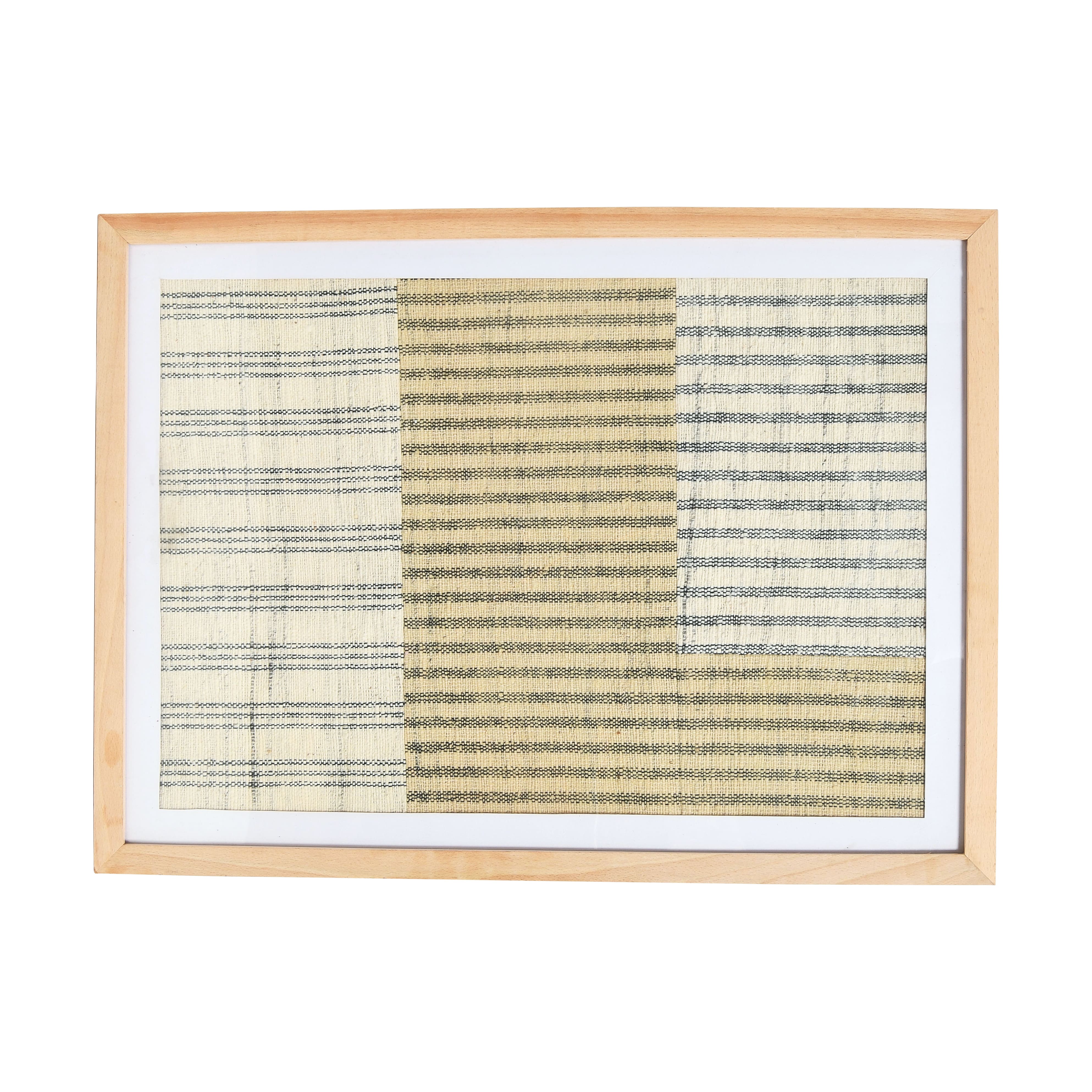 Hello Honey® Framed Bohemian Handwoven Cotton Wall Art