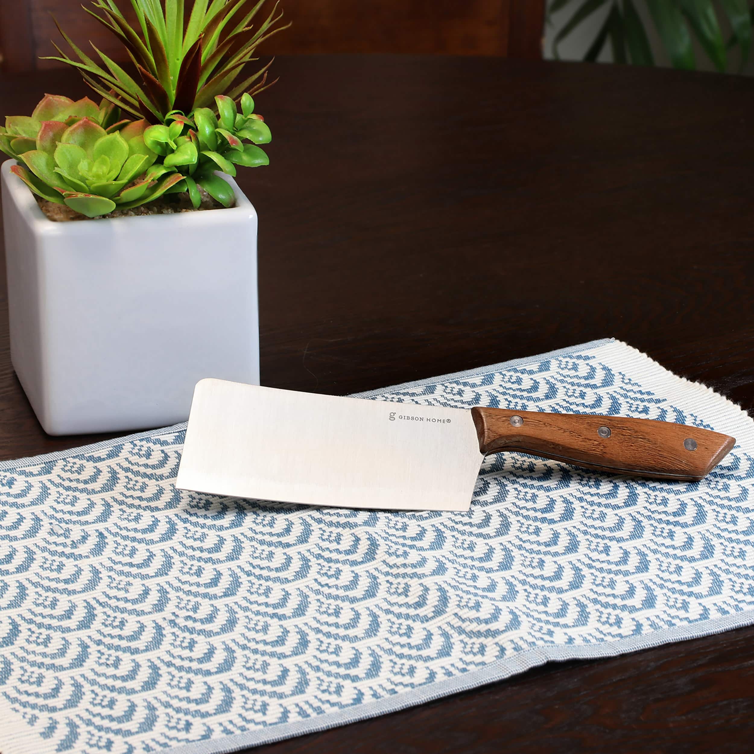 Gibson Home Seward 6" Stainless Steel Cleaver