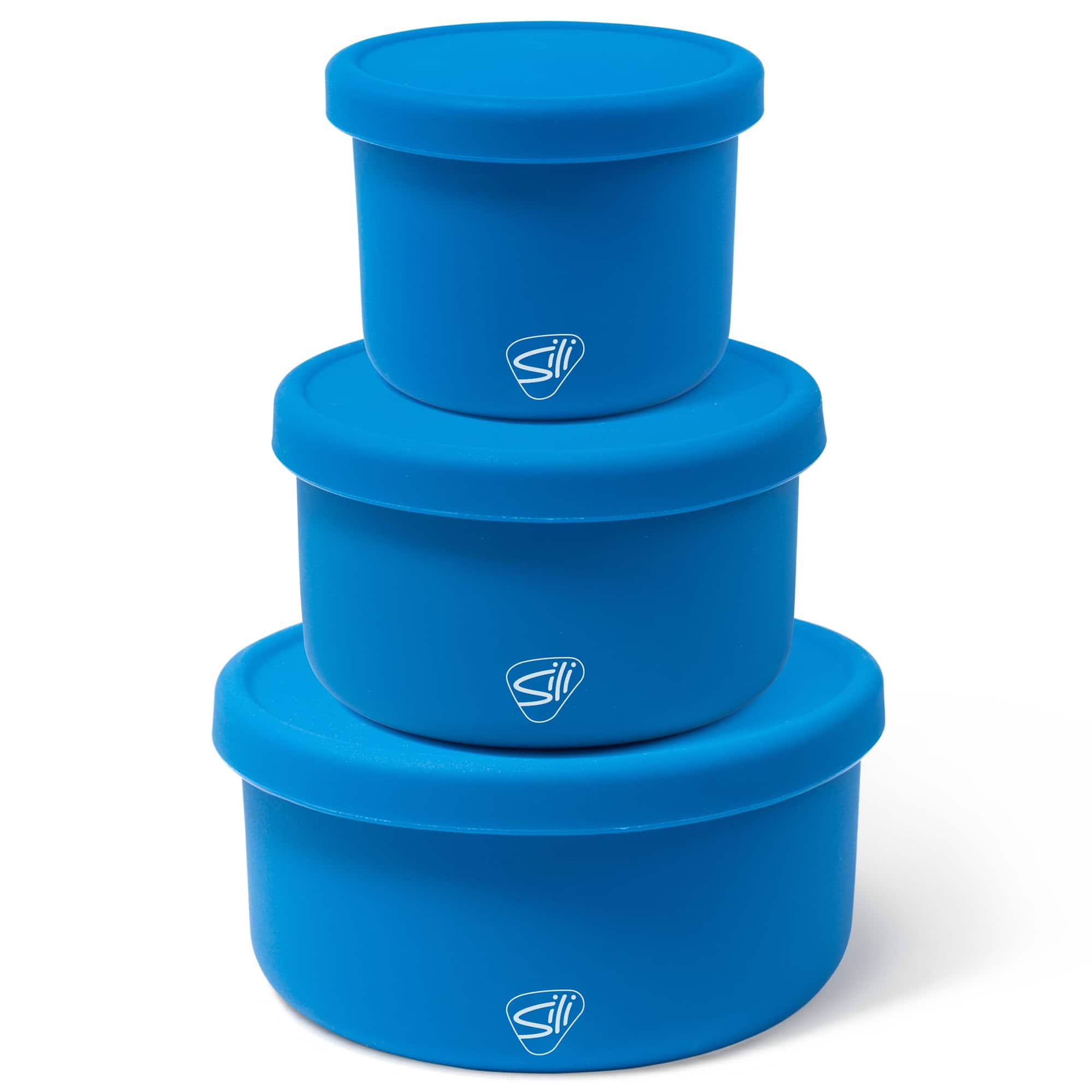 Silipint® 3-Piece Silicone Lidded Bowl Set