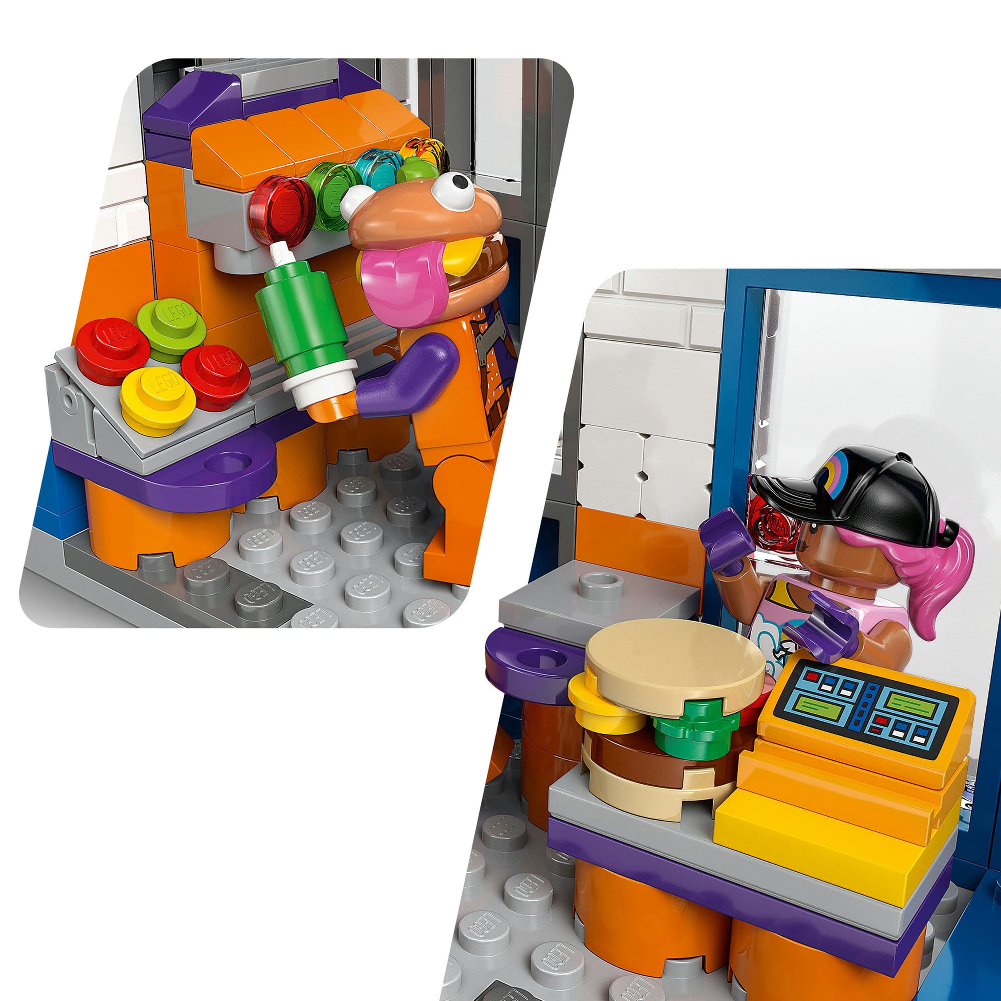 LEGO® Fortnite® Durrr Burger Restaurant Video Game Toy 77076