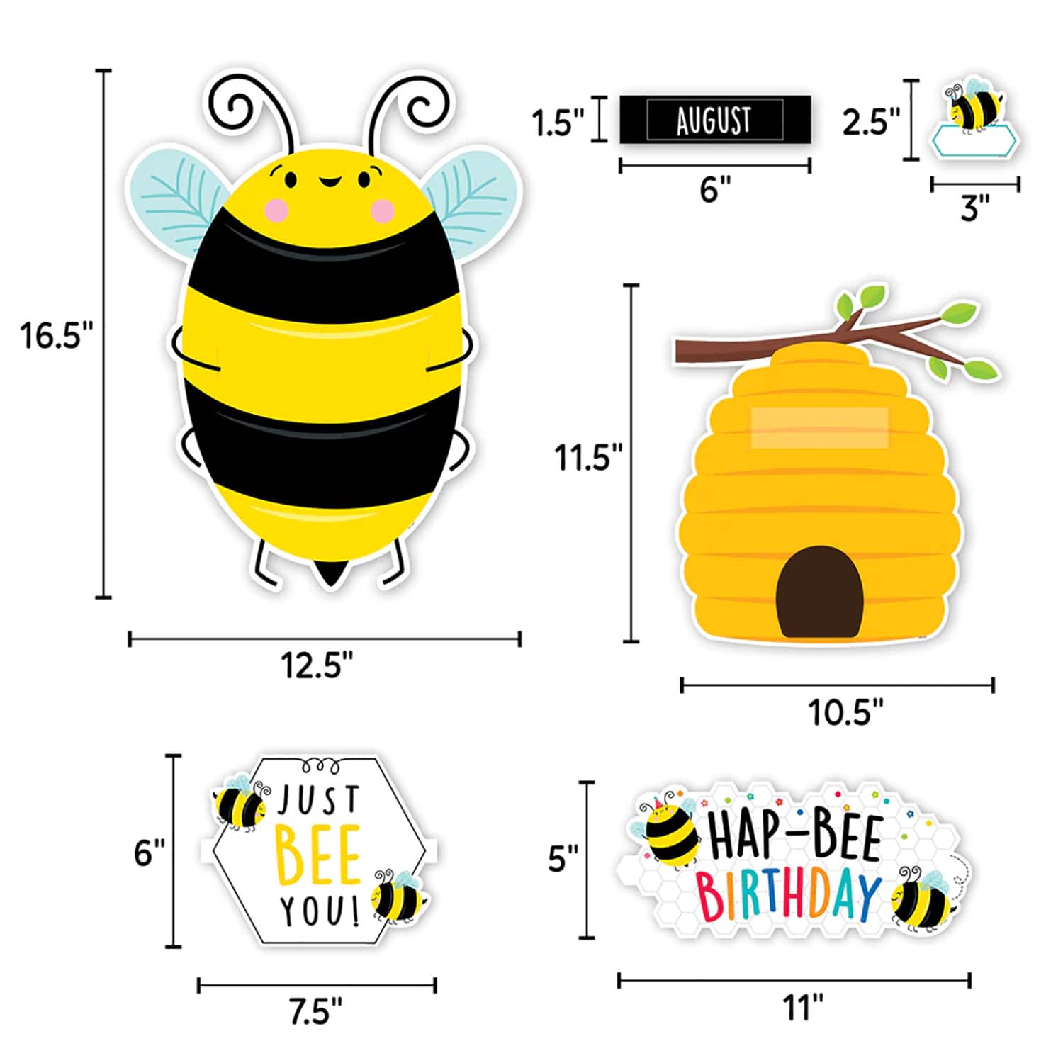 Creative Teaching Press® Busy Bees Curated Classroom Decal Set