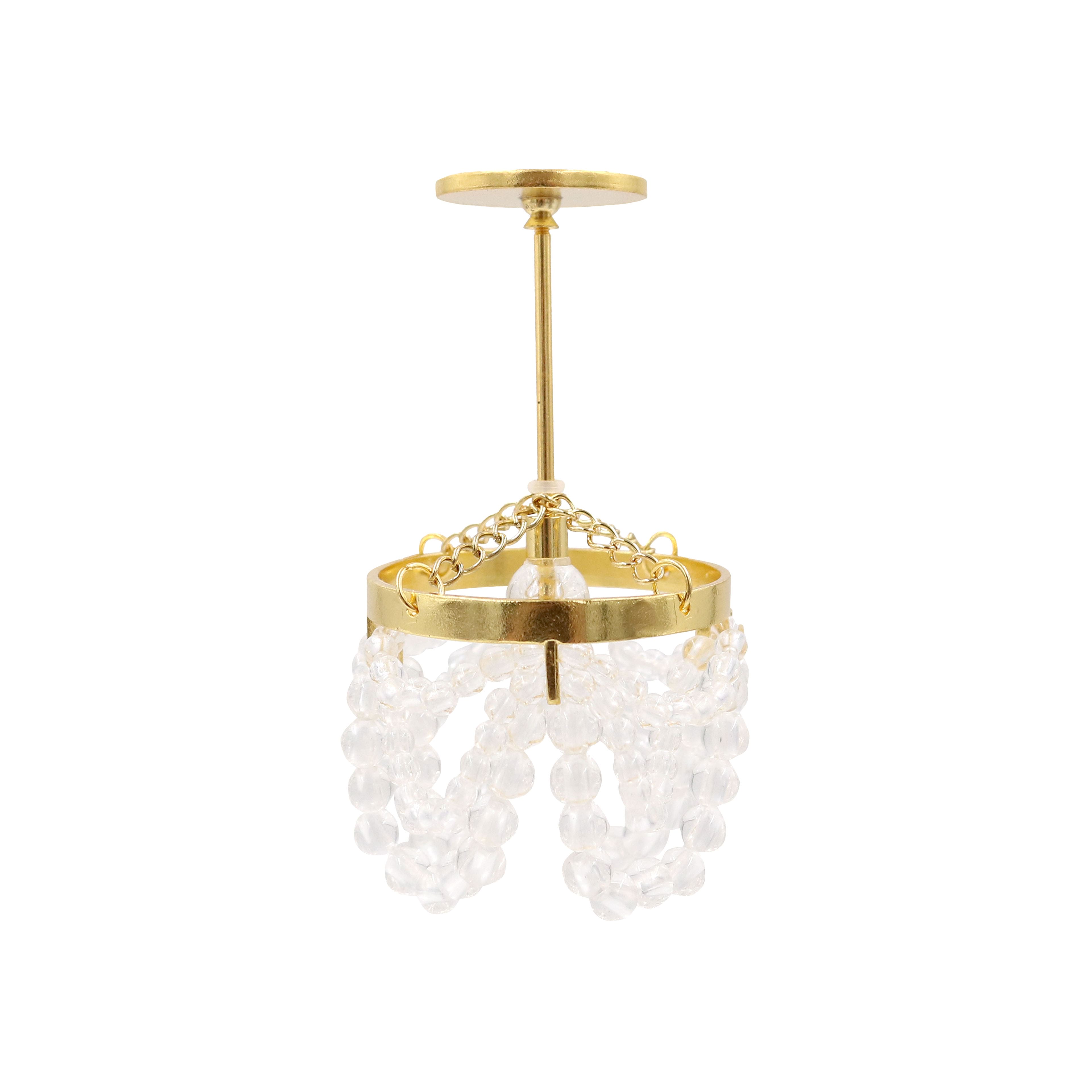 Miniature Gold Chandelier by Make Market
