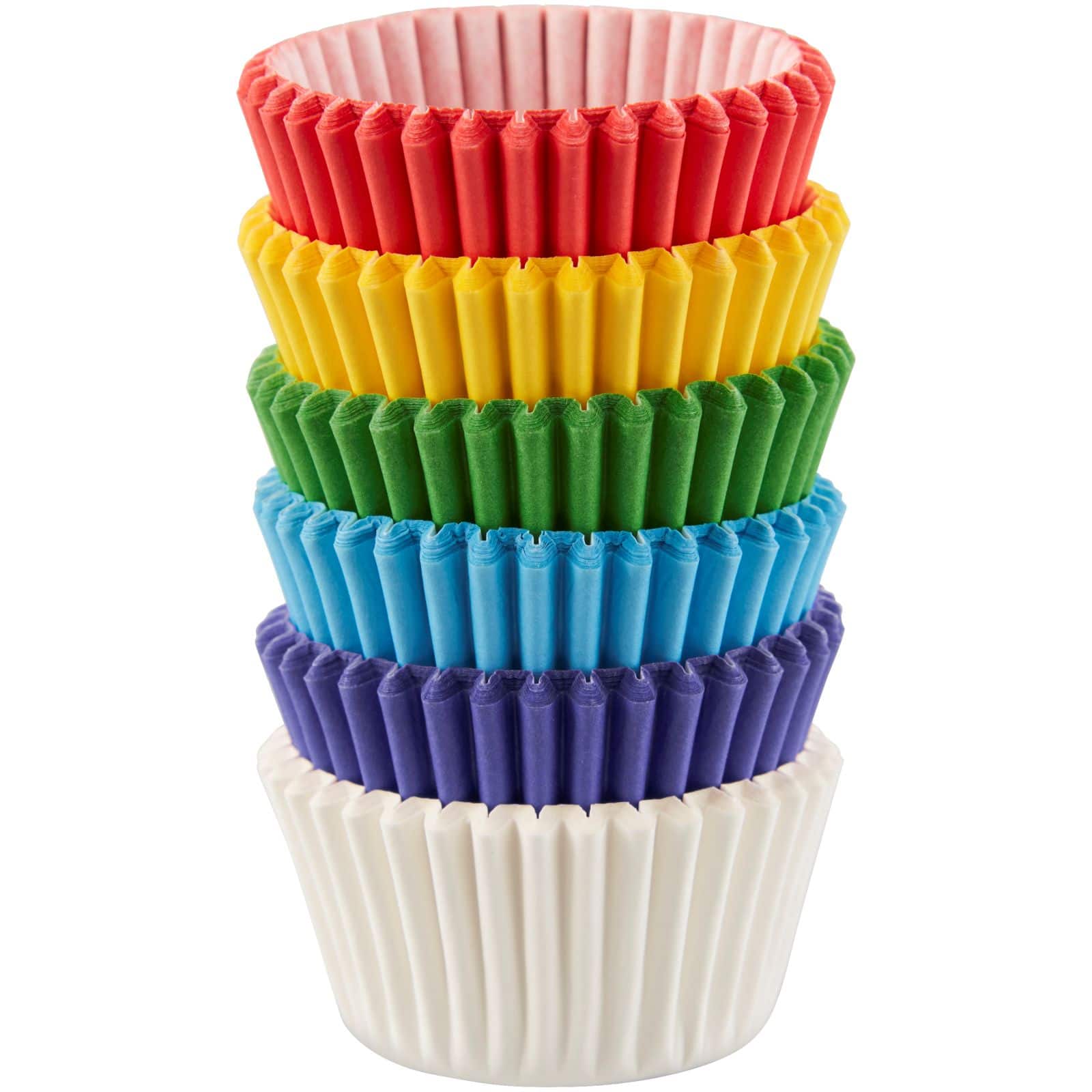 Wilton® Rainbow Mini Cupcake Liners, 150ct.