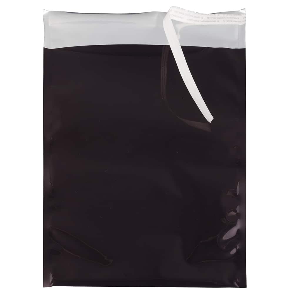 JAM Paper 10" x 13" Black Foil Self Adhesive Closure Envelopes, 25ct.